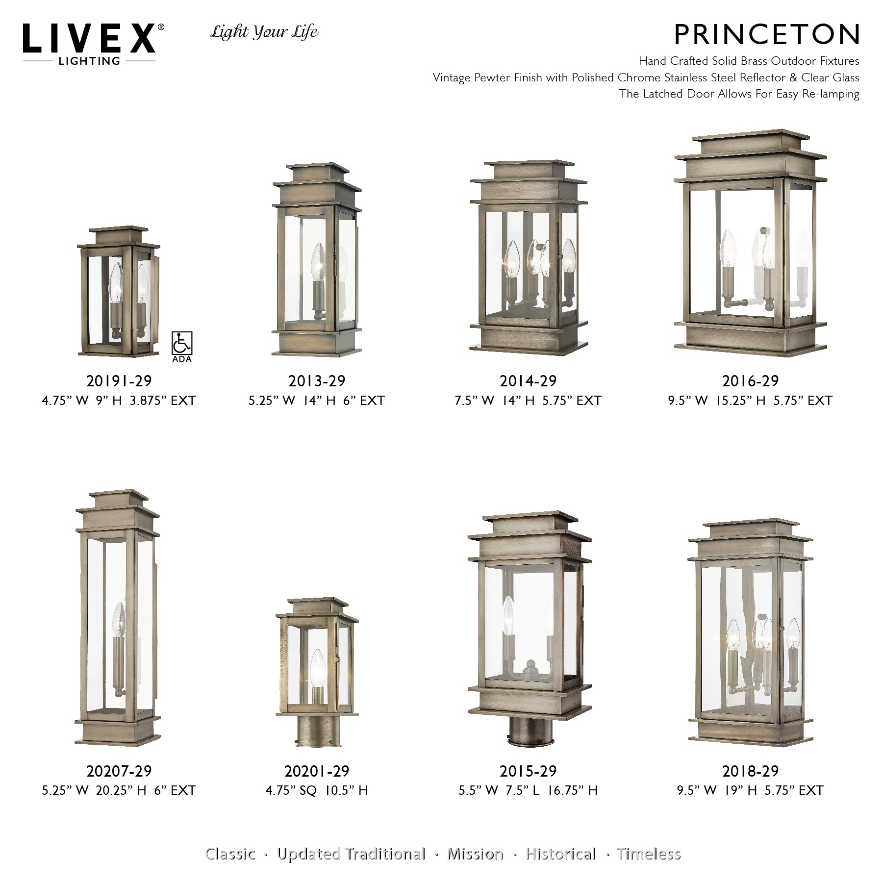 Livex Lighting 20191-29 Outdoor-Wall-Lighting - View #6