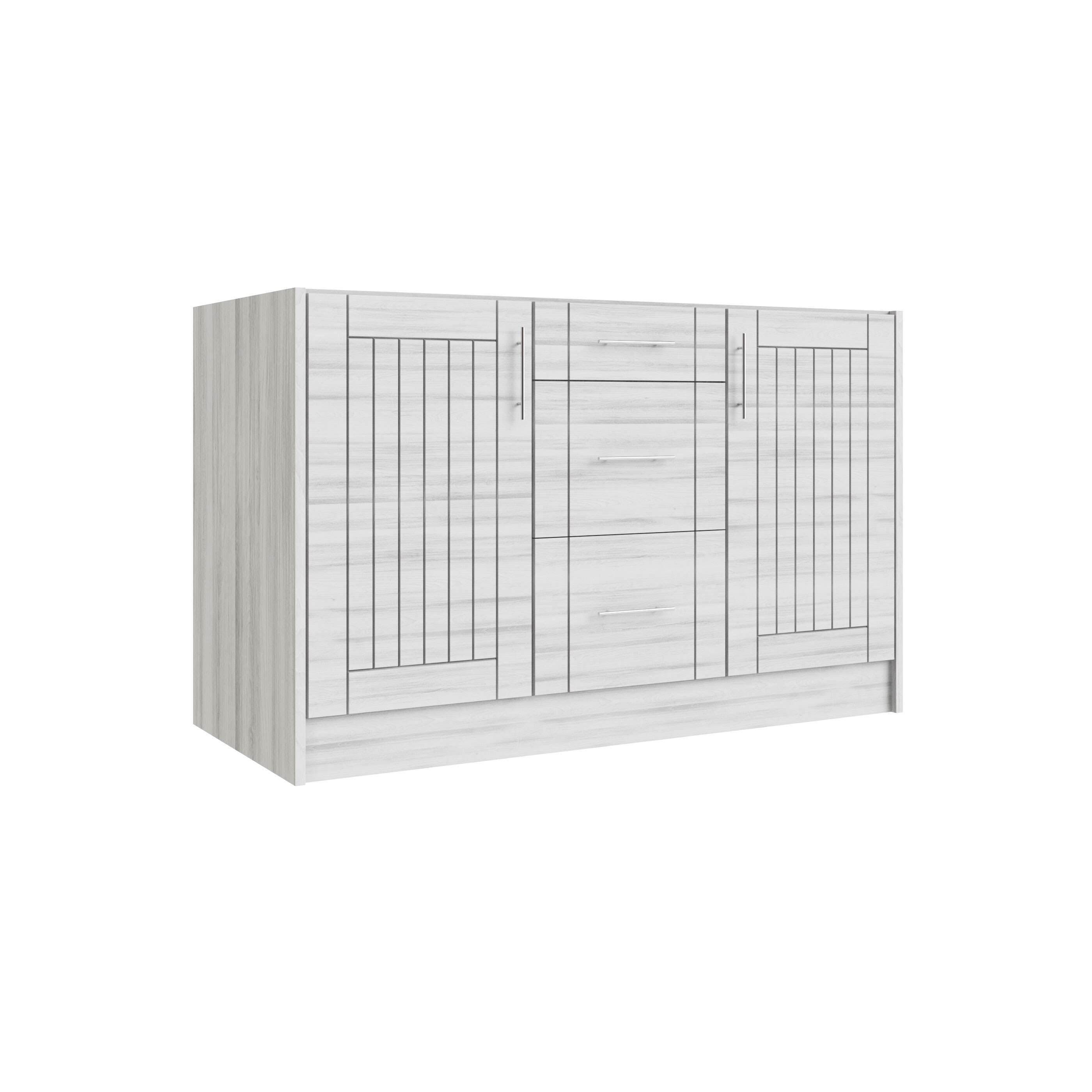 WeatherStrong WSE54WC-DWW Daytona 3 -Piece 55.25-in W x 25.5-in D x 34.5-in H Modular Outdoor Kitchen Set