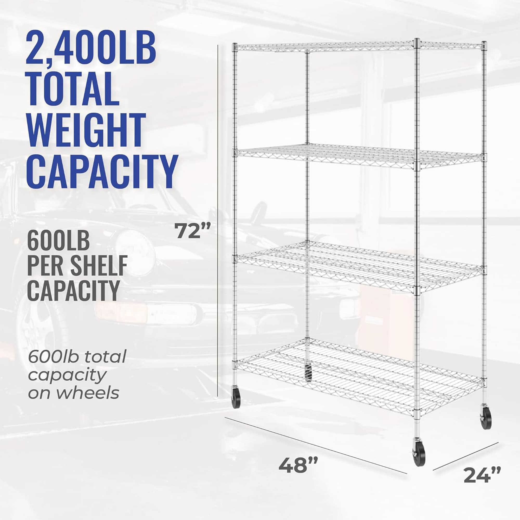 Gracious Living 398938 Free-Standing-Shelving - View #2