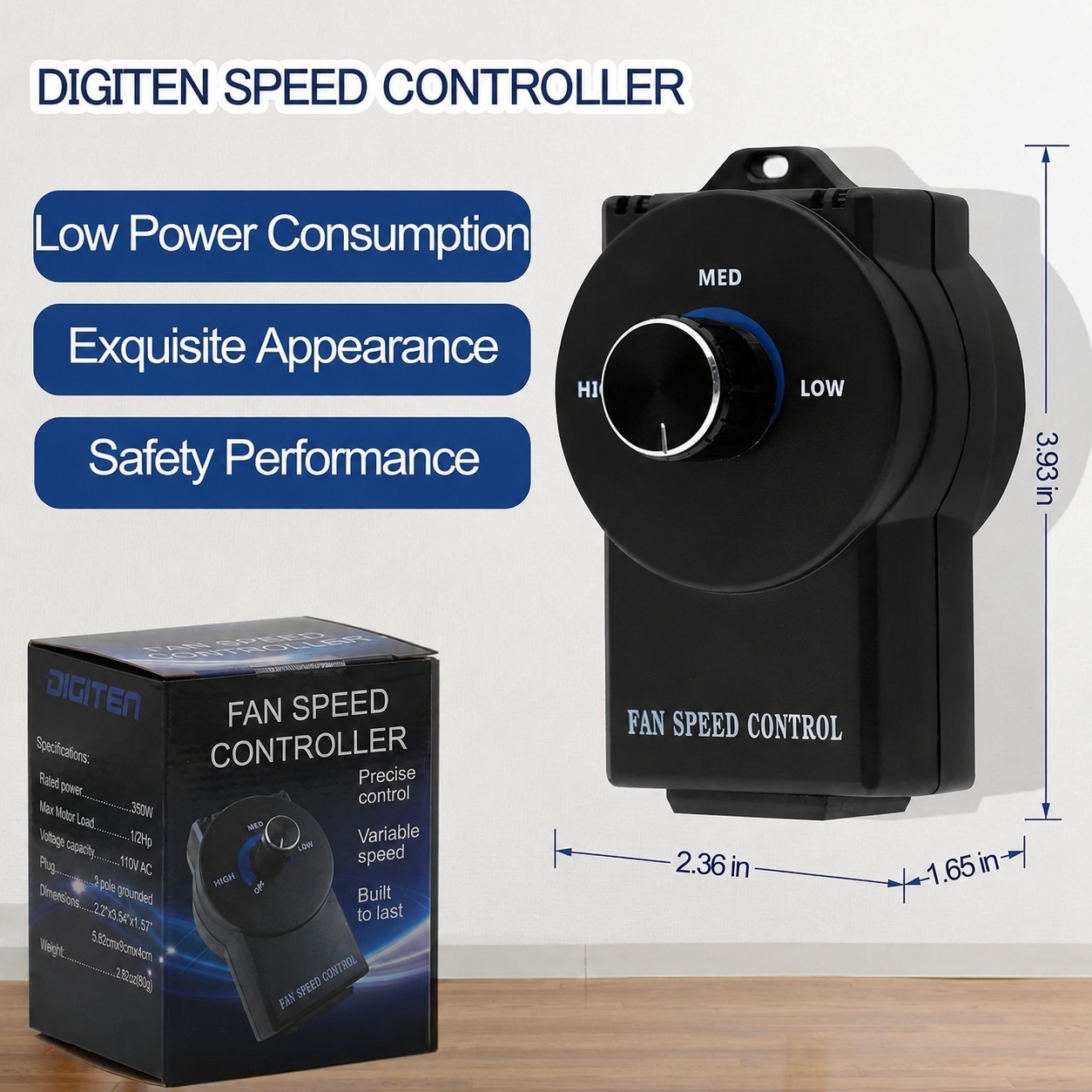 Justincity LJT0715J013 Fan-Controls - View #4