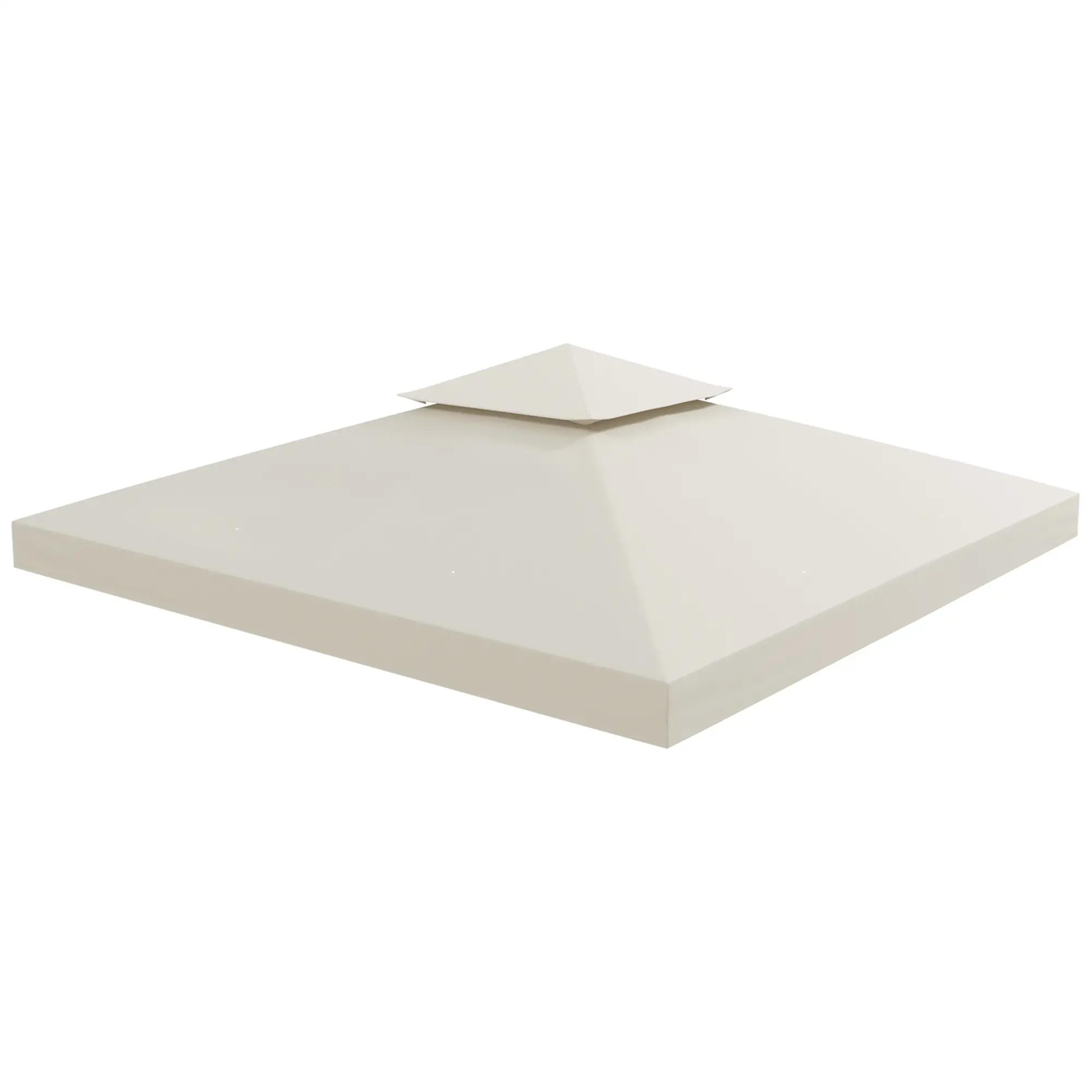 Bayfeve BFAOS-4269-CPA Gazebo Replacement Top Canopy Cream White Canopy replacement top