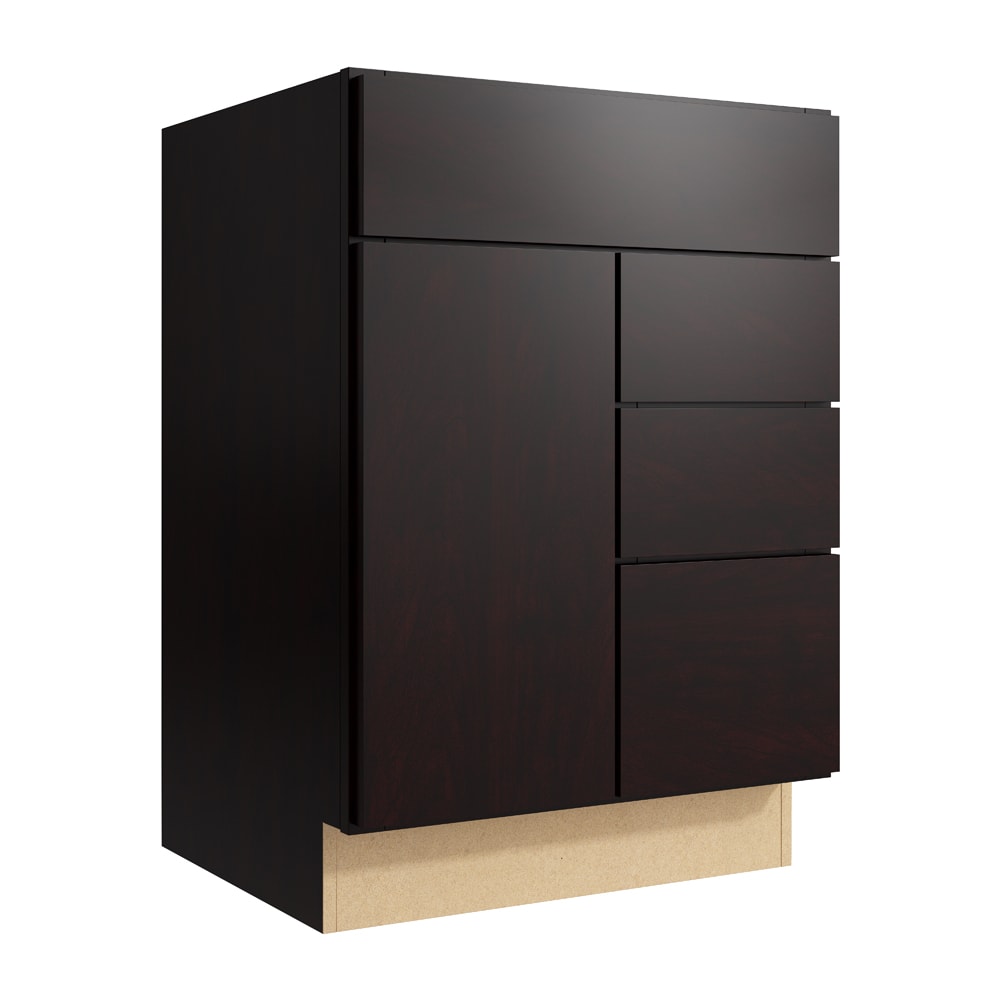 KraftMaid Momentum Frontier 24-in Kona Bathroom Vanity Cabinet at Lowes.com