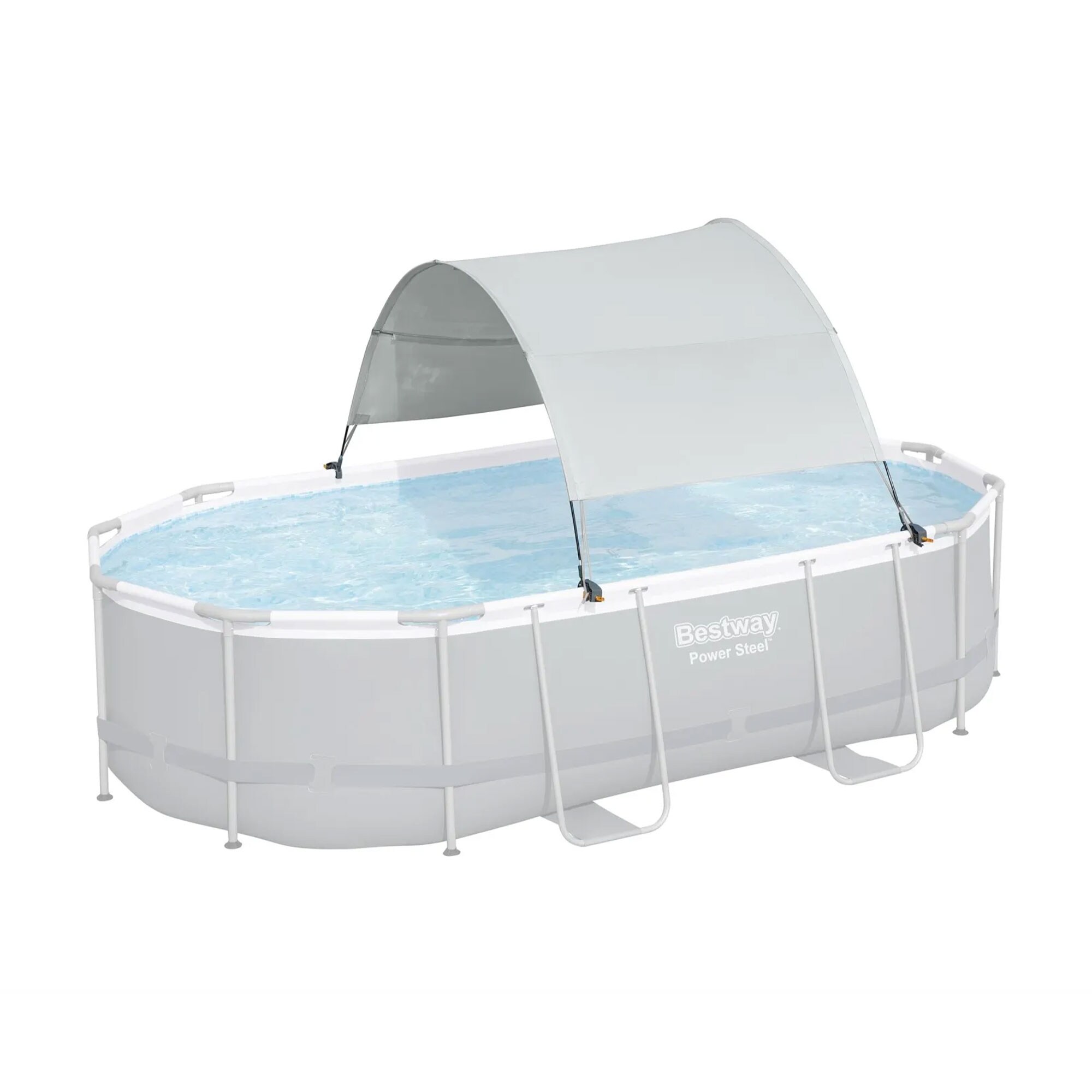 Bestway 324059 6.91-ft x 11.16-ft PVC Leaf and debris Oval Pool Cover