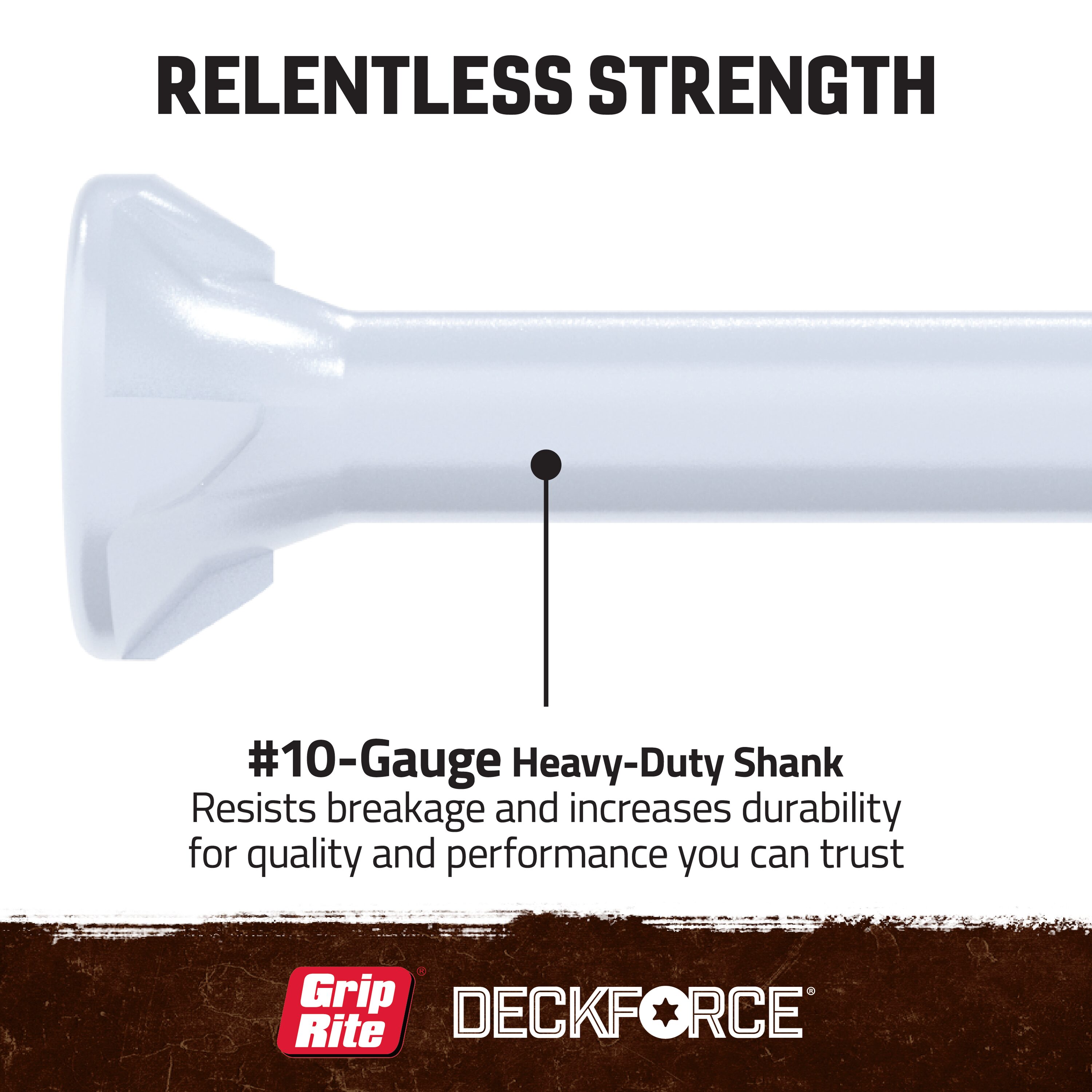 DeckForce by Grip Rite GRDF212STWH40 Deck-Screws - View #6