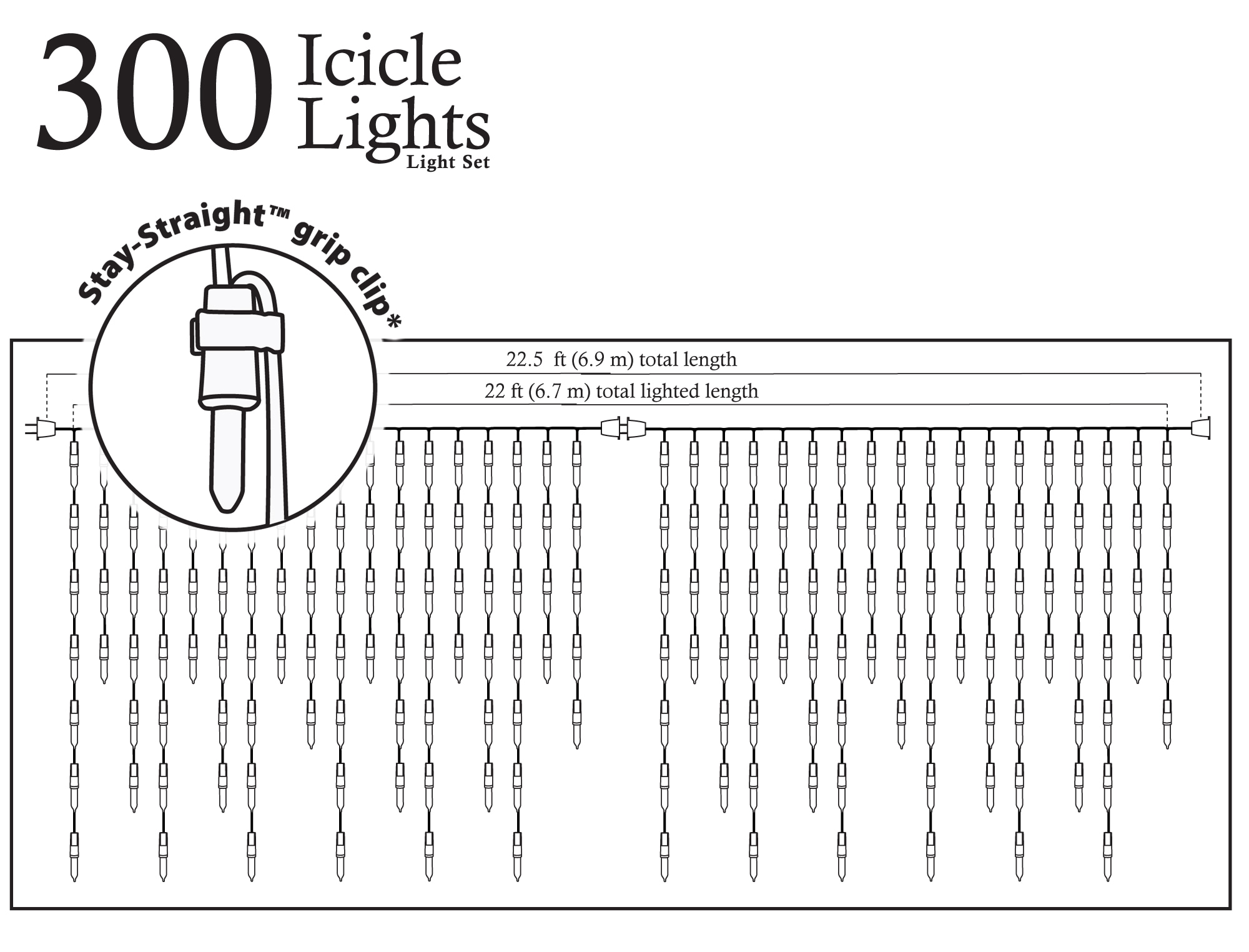 Brite Star 36-731-00 Christmas-Icicle-Lights - View #4