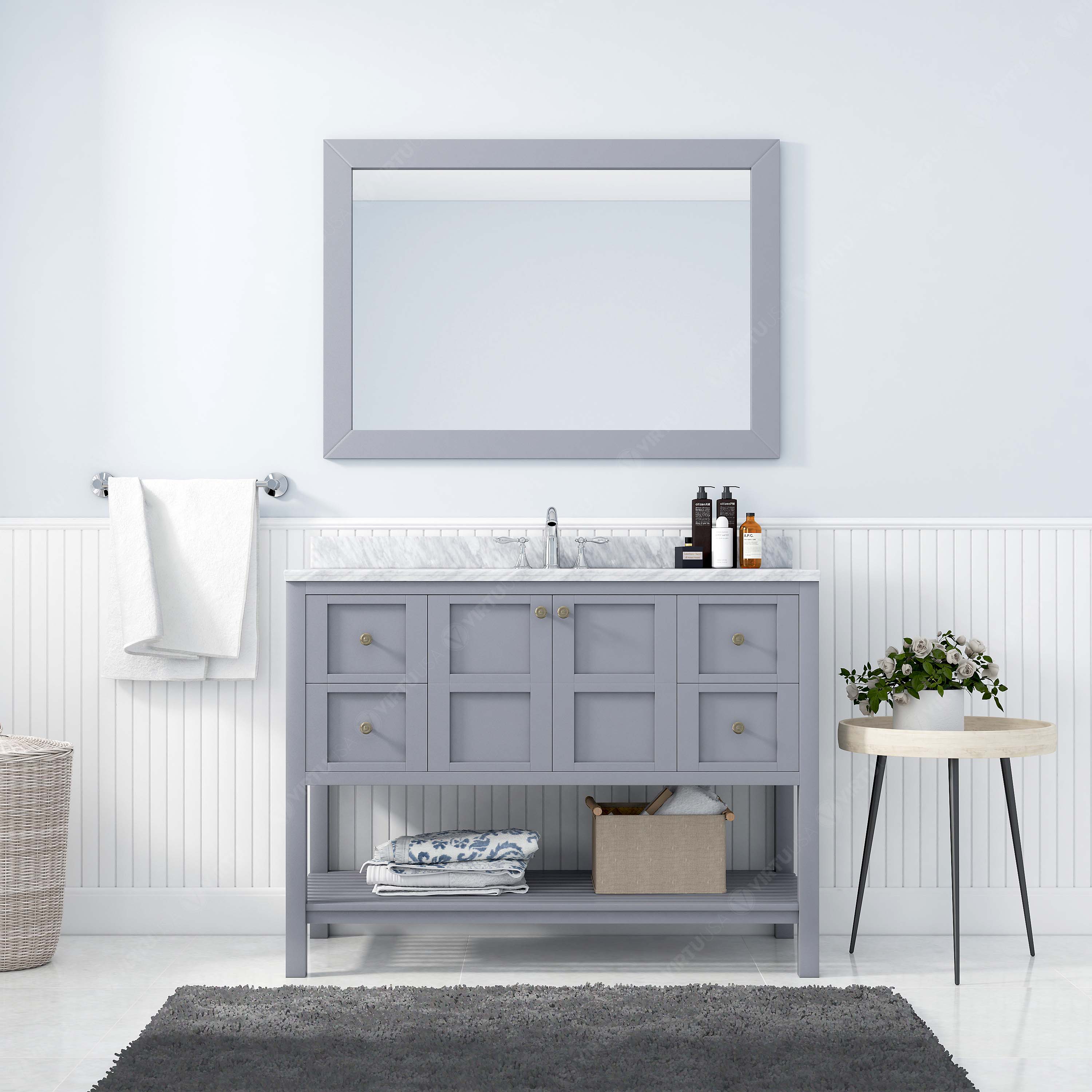 Virtu USA ES-30048-WMRO-GR-002 Bath-Vanity-Combo - View #2