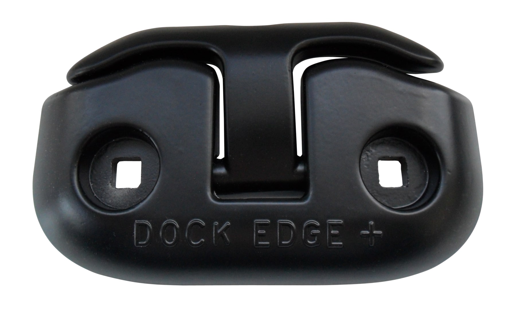 Dock Edge + 2606B-F 6-in Black Flip-up Dock Cleat - Aluminum Construction - Highly Functional