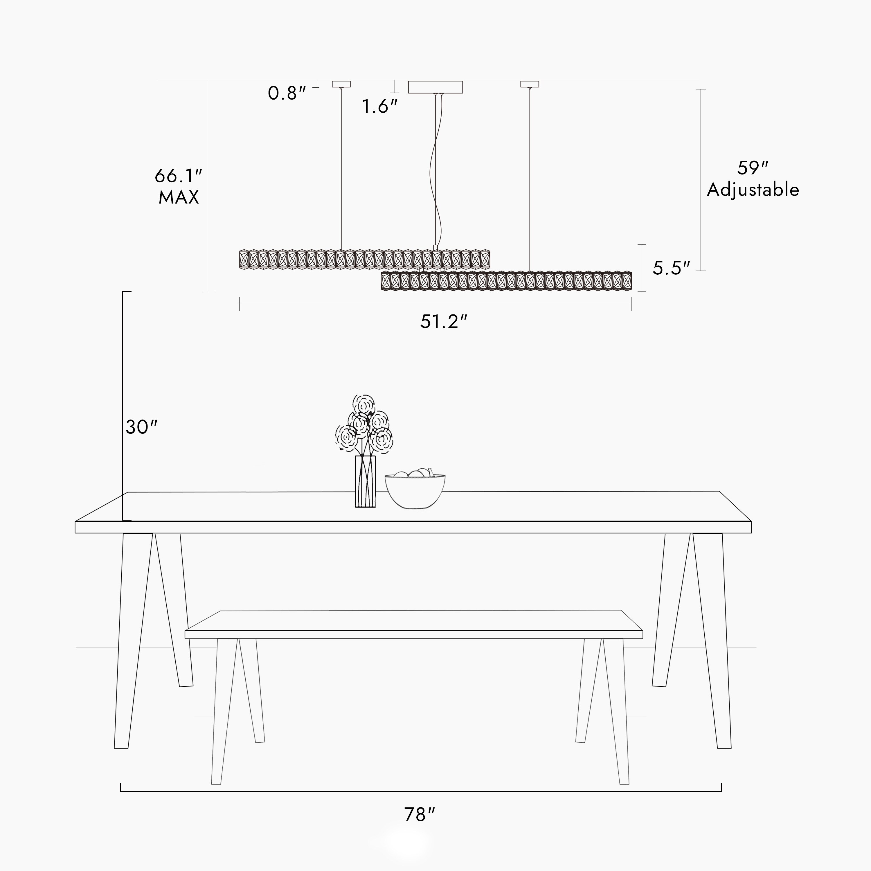 LNC HA05183 Pendant-Lights - View #13