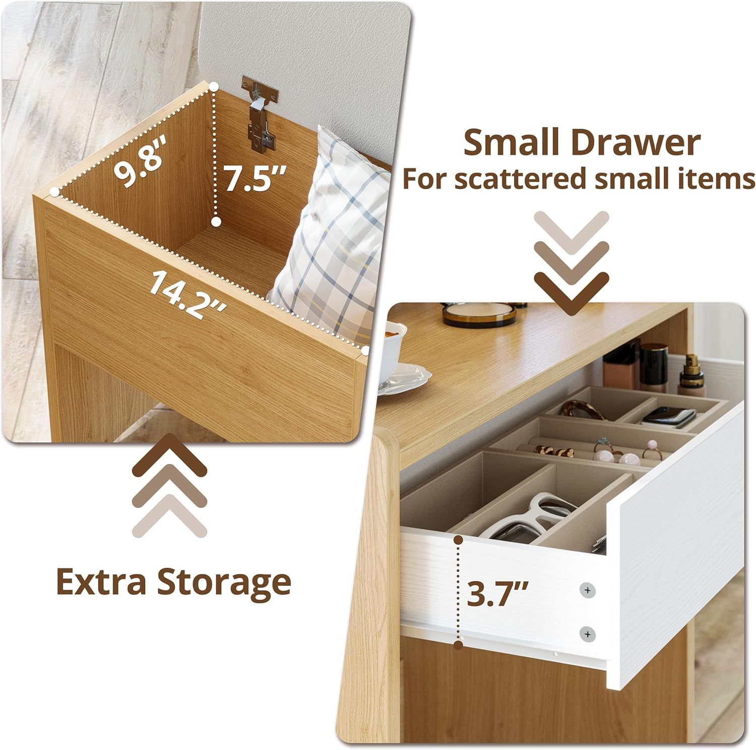 Likimio P1K7NSD3XRYUDC4H Bedroom-Vanities - View #4