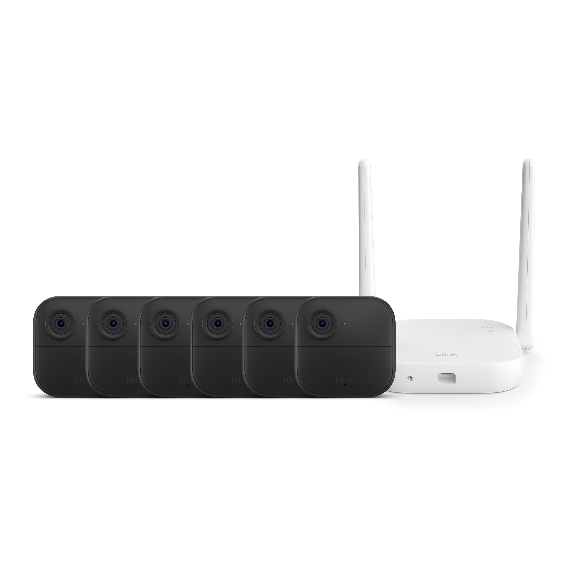 Blink Outdoor XR+ - Extended Range Wireless Outdoor 4 Camera with 10x security coverage powered by Blink's proprietary XR technology - 6 camera system
