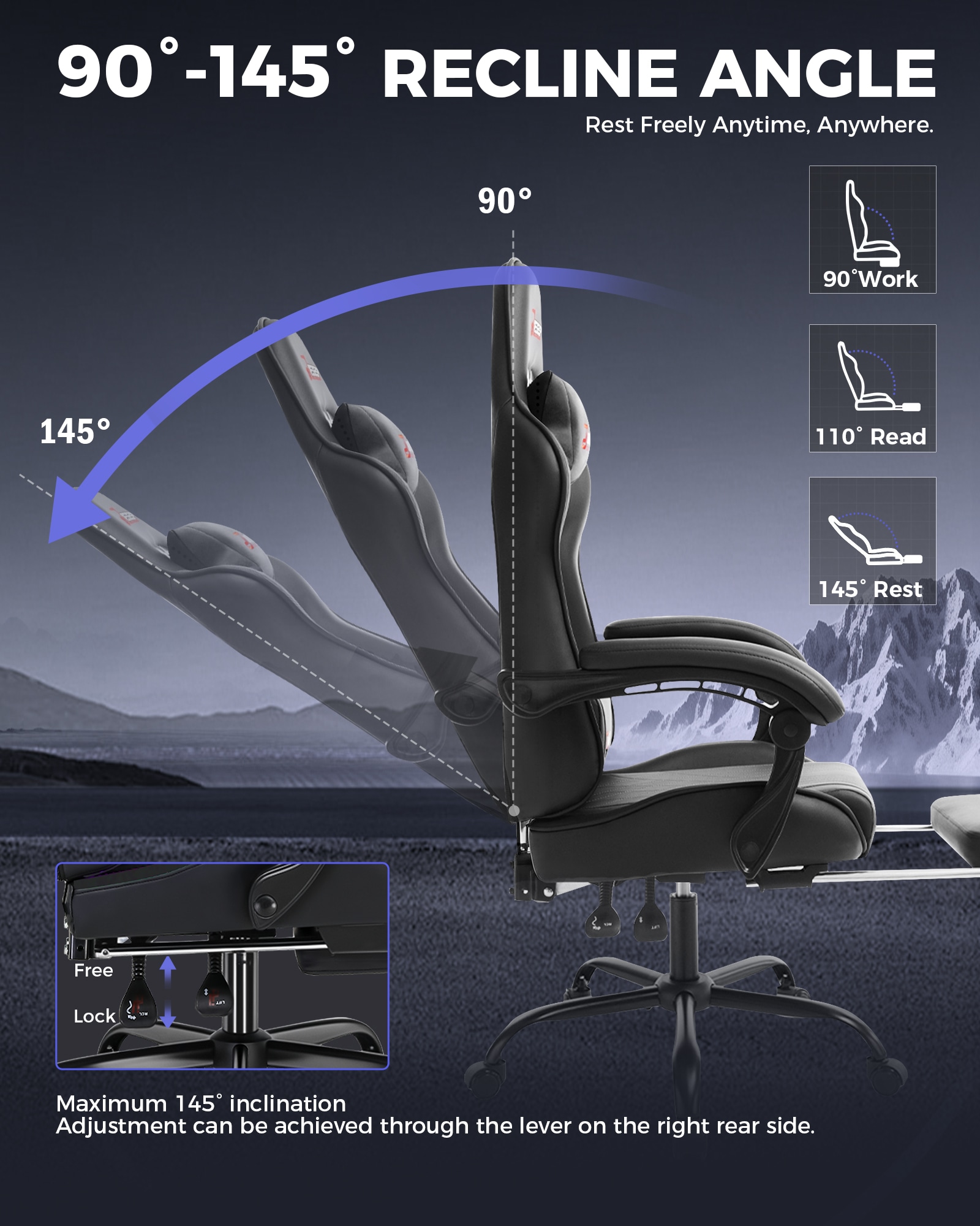 cloudrest pro COM1001F-BK-LOWE Office-Chairs - View #3