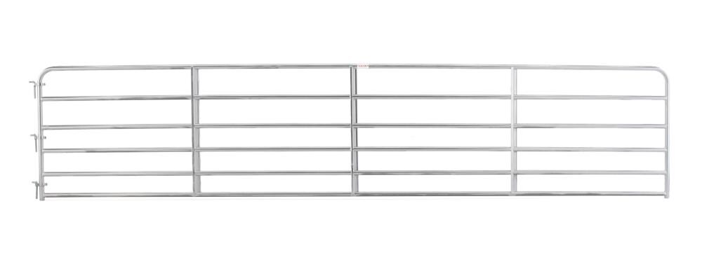 Tarter 6GG20 4-ft H x 20-ft W Galvanized Galvanized steel Farm Corral Fence gate