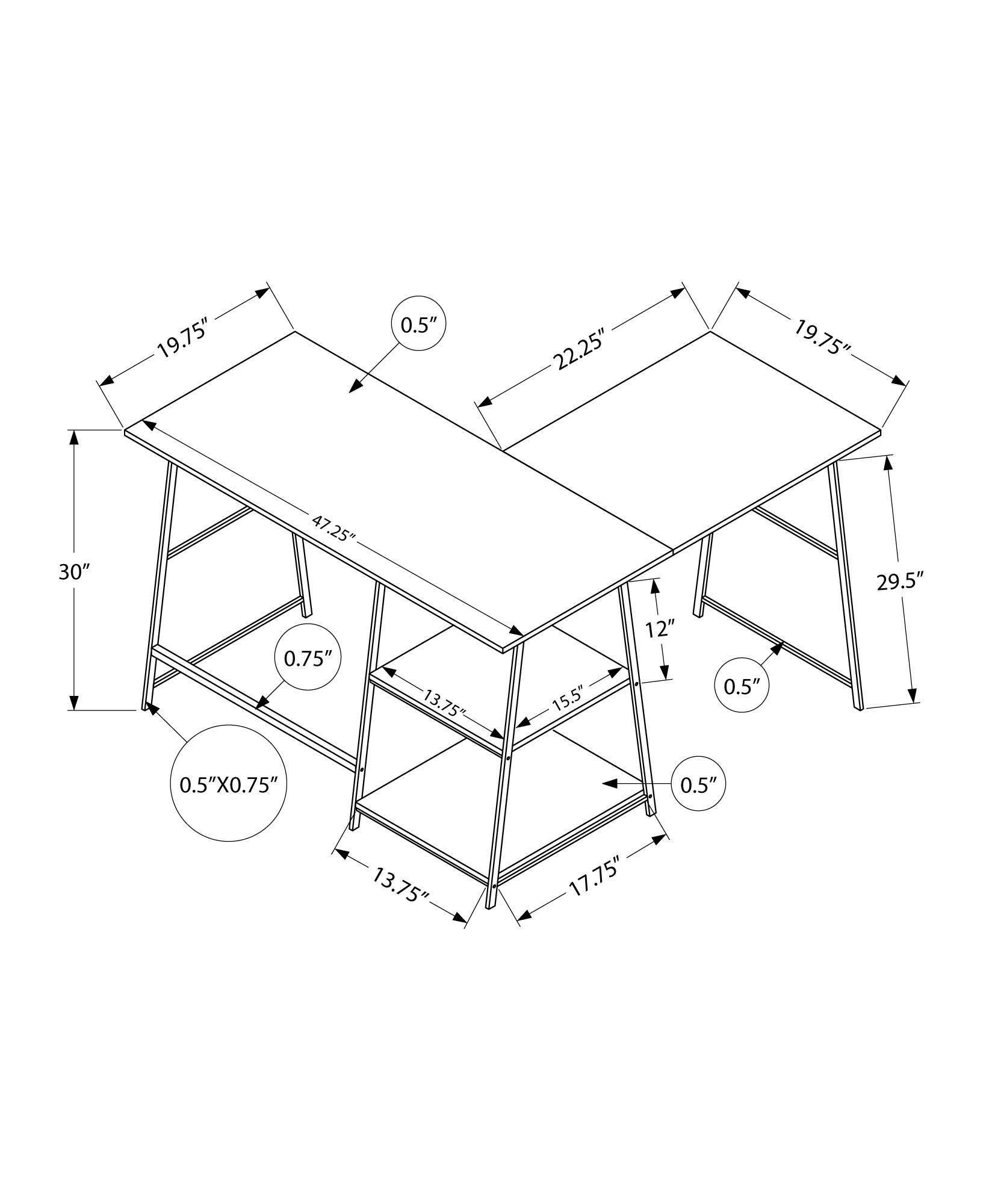 Flynama L-P221280 desks - View #9