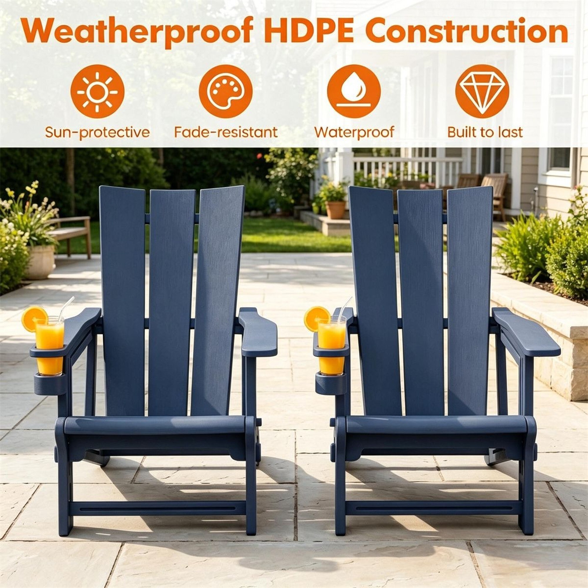 Wudkey L4-OR1B5W Patio-Chairs - View #4