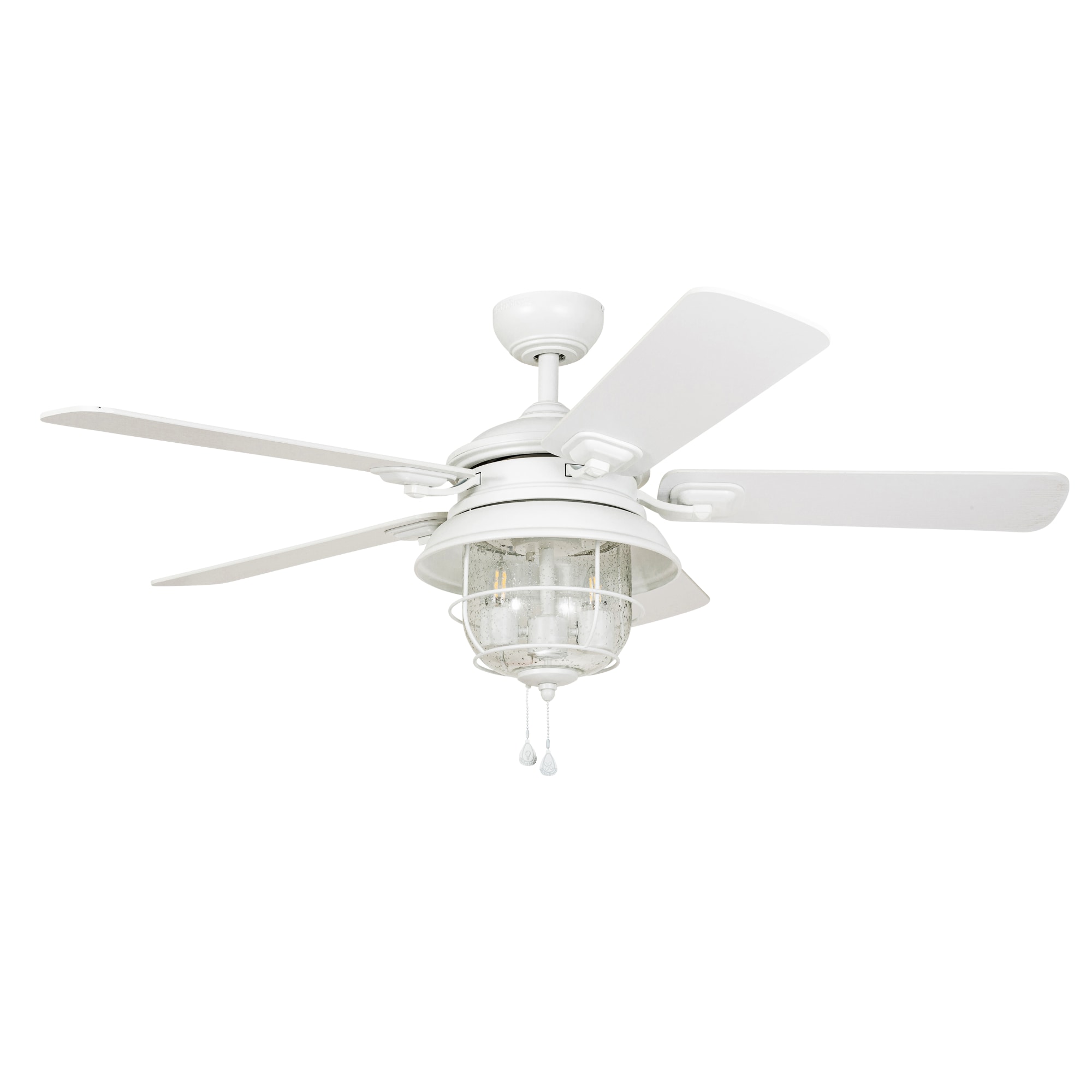 Altissa 52-in White LED Indoor/Outdoor Ceiling Fan with Light (5-Blade) | - Harbor Breeze 42079