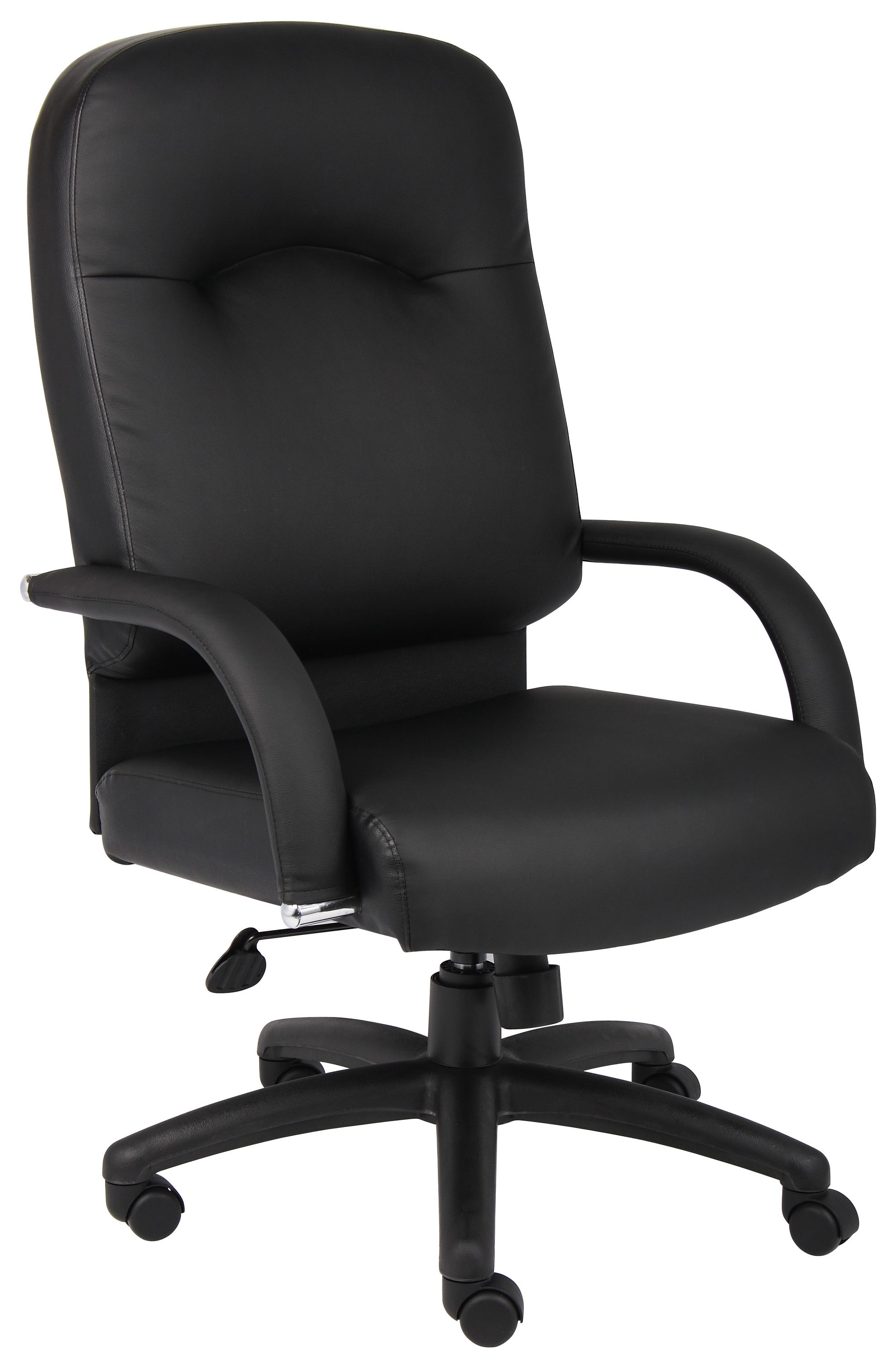 Boss Office Products Black Contemporary Ergonomic Adjustable Height ...