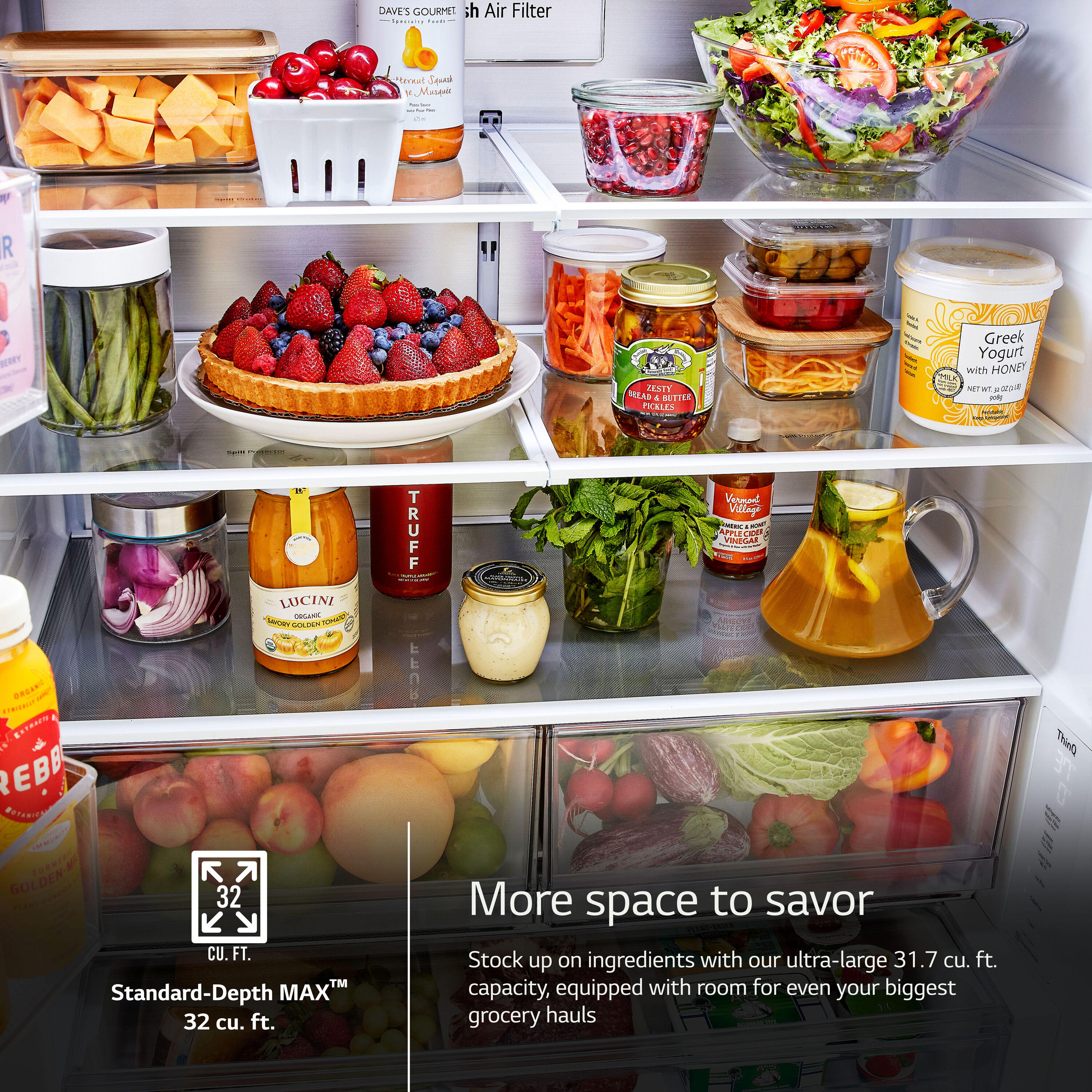 LG LRFLS3216S French-Door-Refrigerators - View #12
