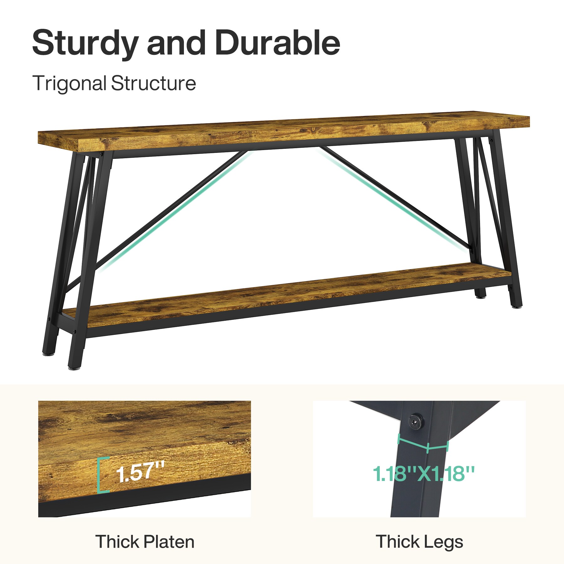 Tribesigns LWFD-F1781 Console-Sofa-Tables - View #4