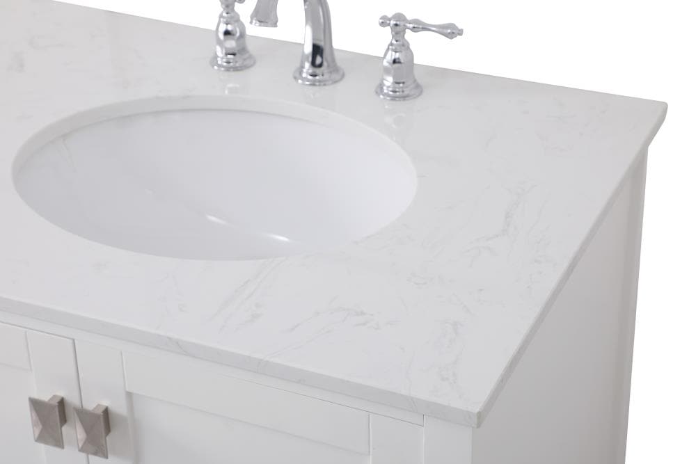 Elegant Decor FI56472DWH Bath-Vanity-Combo - View #4