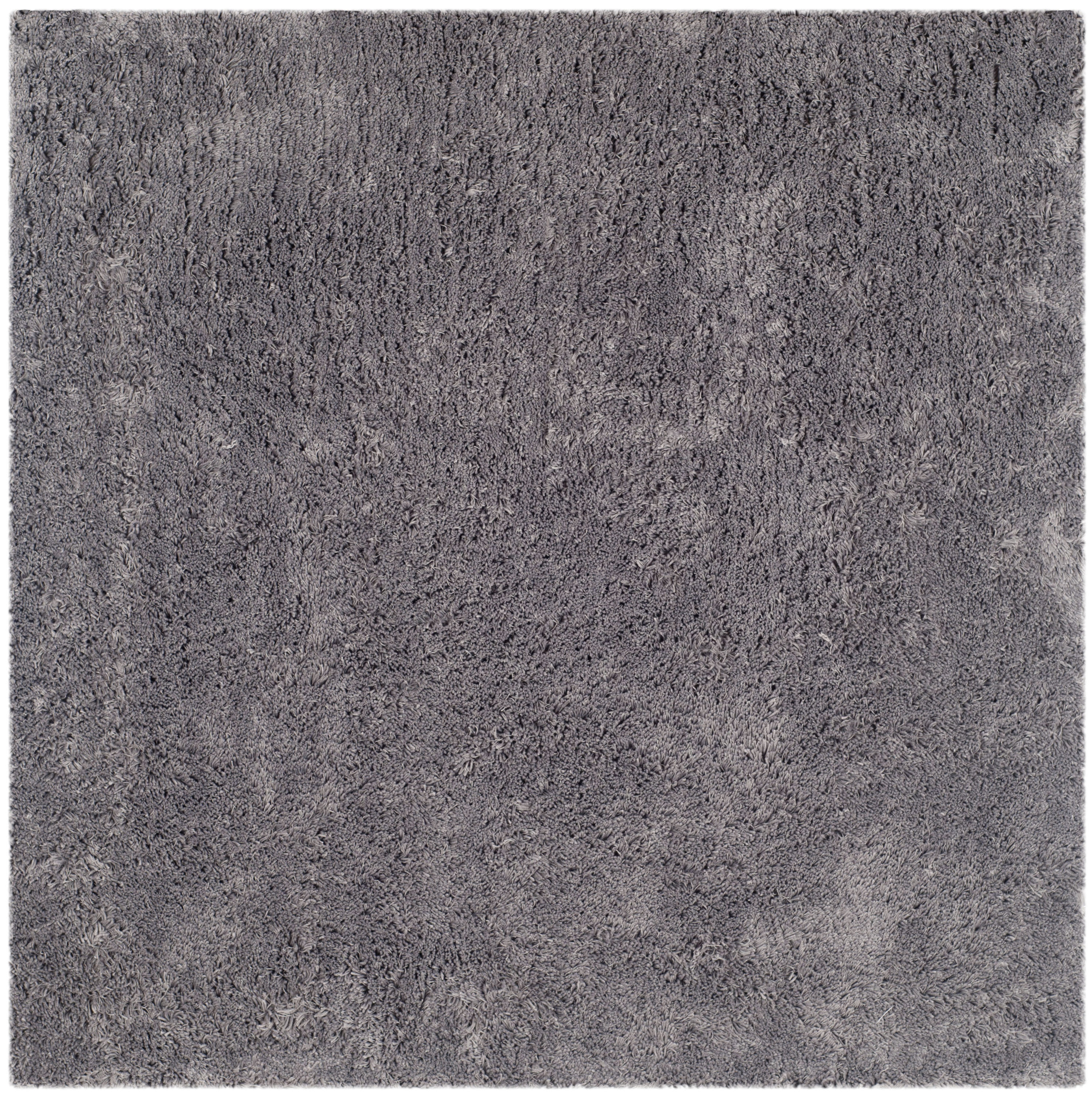 Safavieh SG240G-7SQ Ultra Shag 7 x 7 (ft) Tufted Polyester Gray Square Indoor Solid Area rug