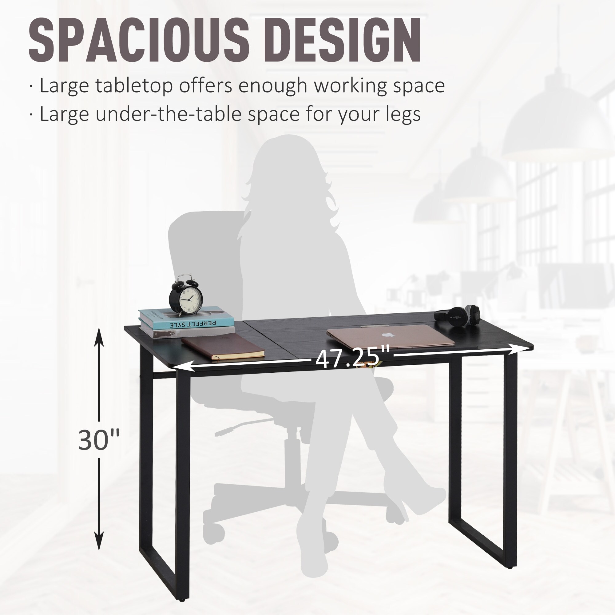 HomCom 836-198V80BK desks - View #9
