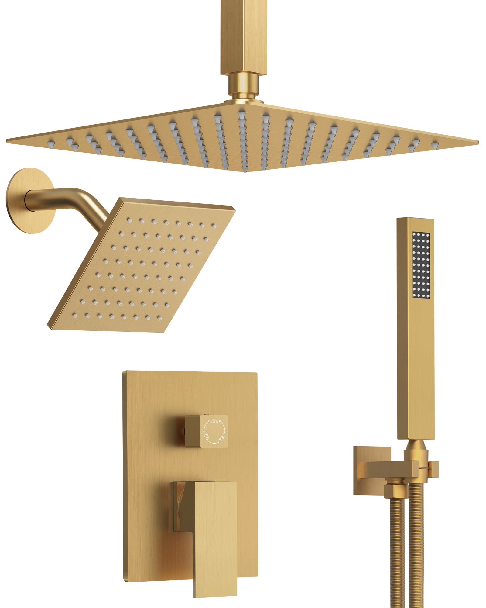 GRANDJOY SGF10GJ-66-BG12 Showerhead-Bar-Panels - View #12