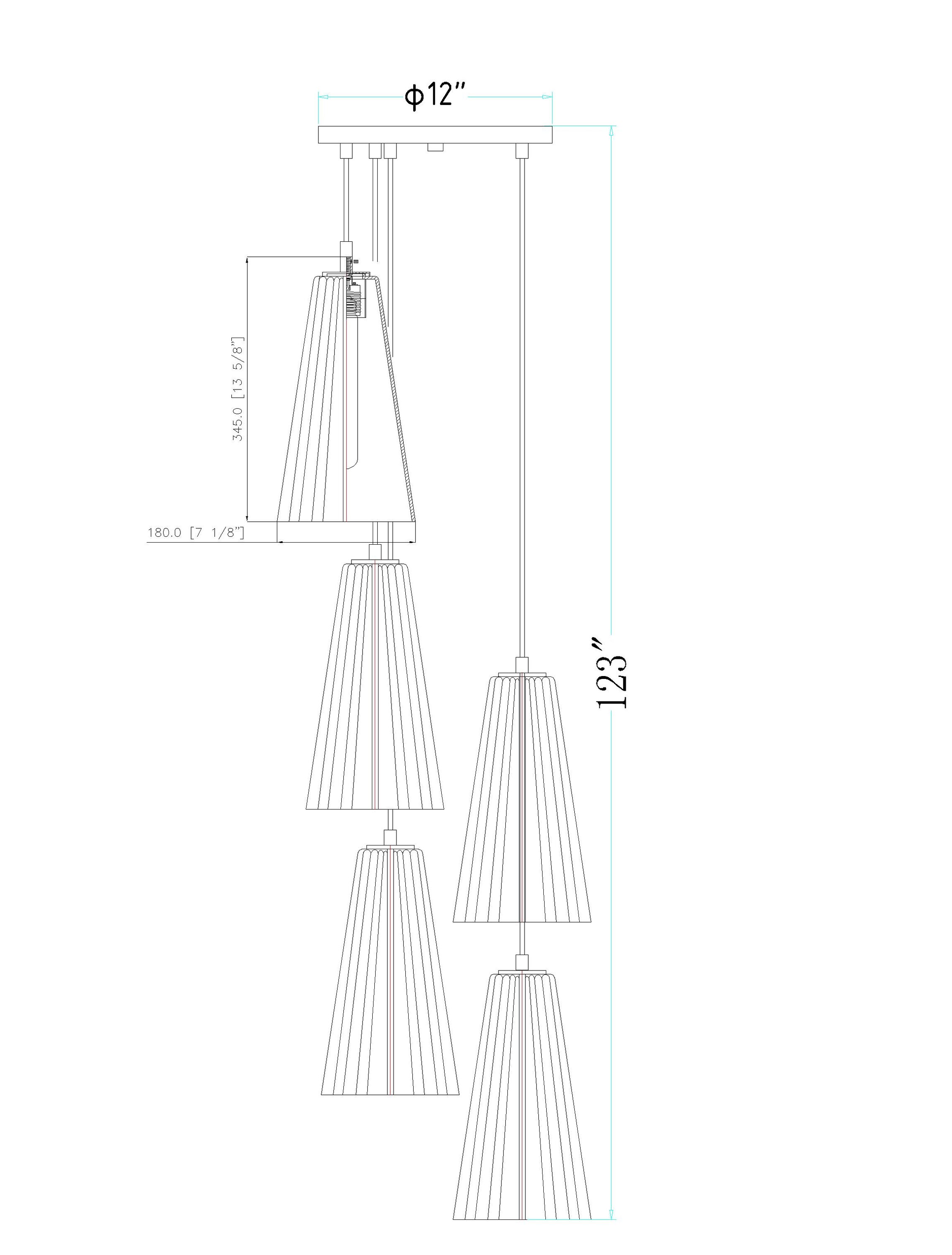 Z-Lite 3043P7-5R-BN b090015 - View #8