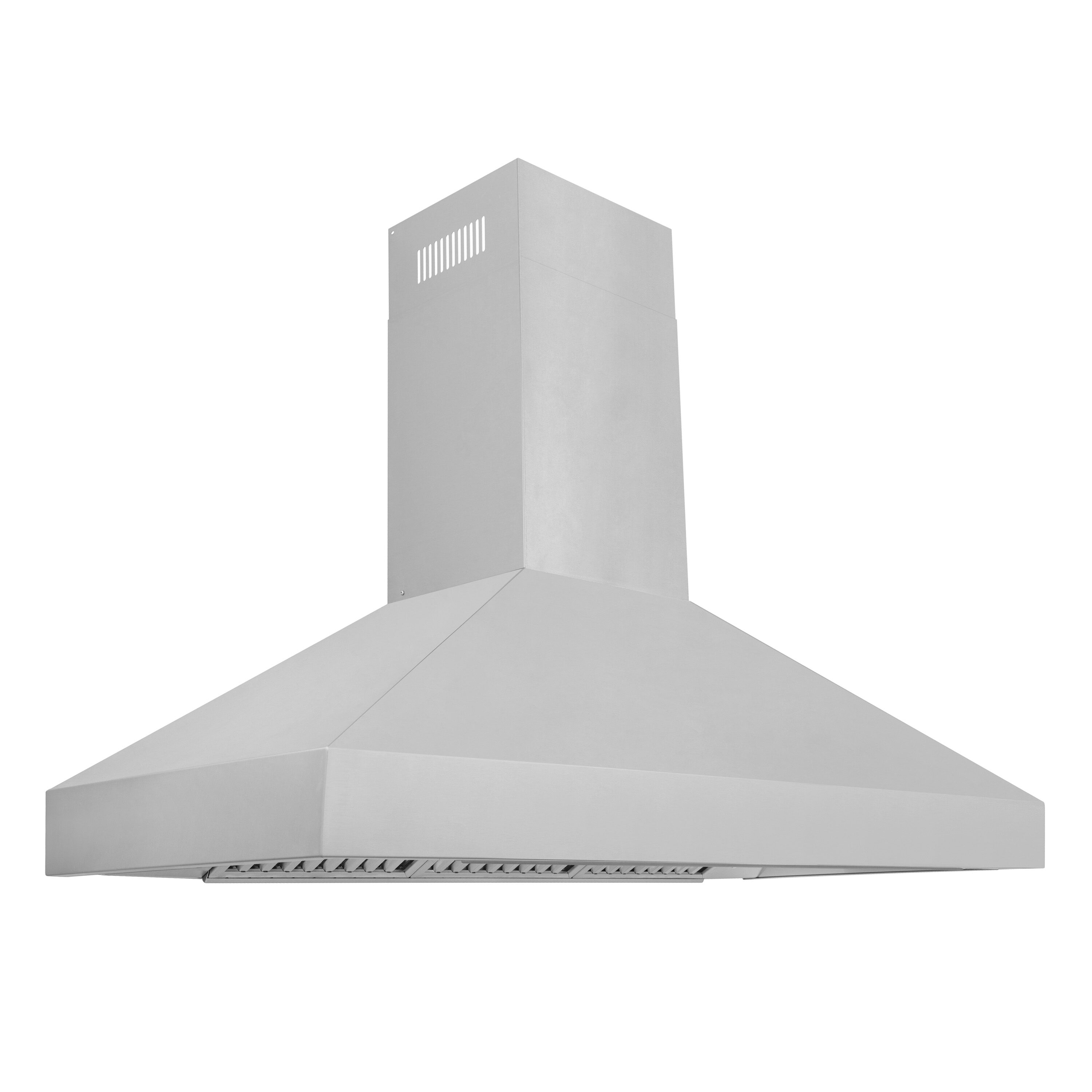 ZLINE KITCHEN & BATH 597-48 48 inch Convertible 500-CFM Recirculating Stainless steel Wall-Mounted Range Hood with Charcoal Filter