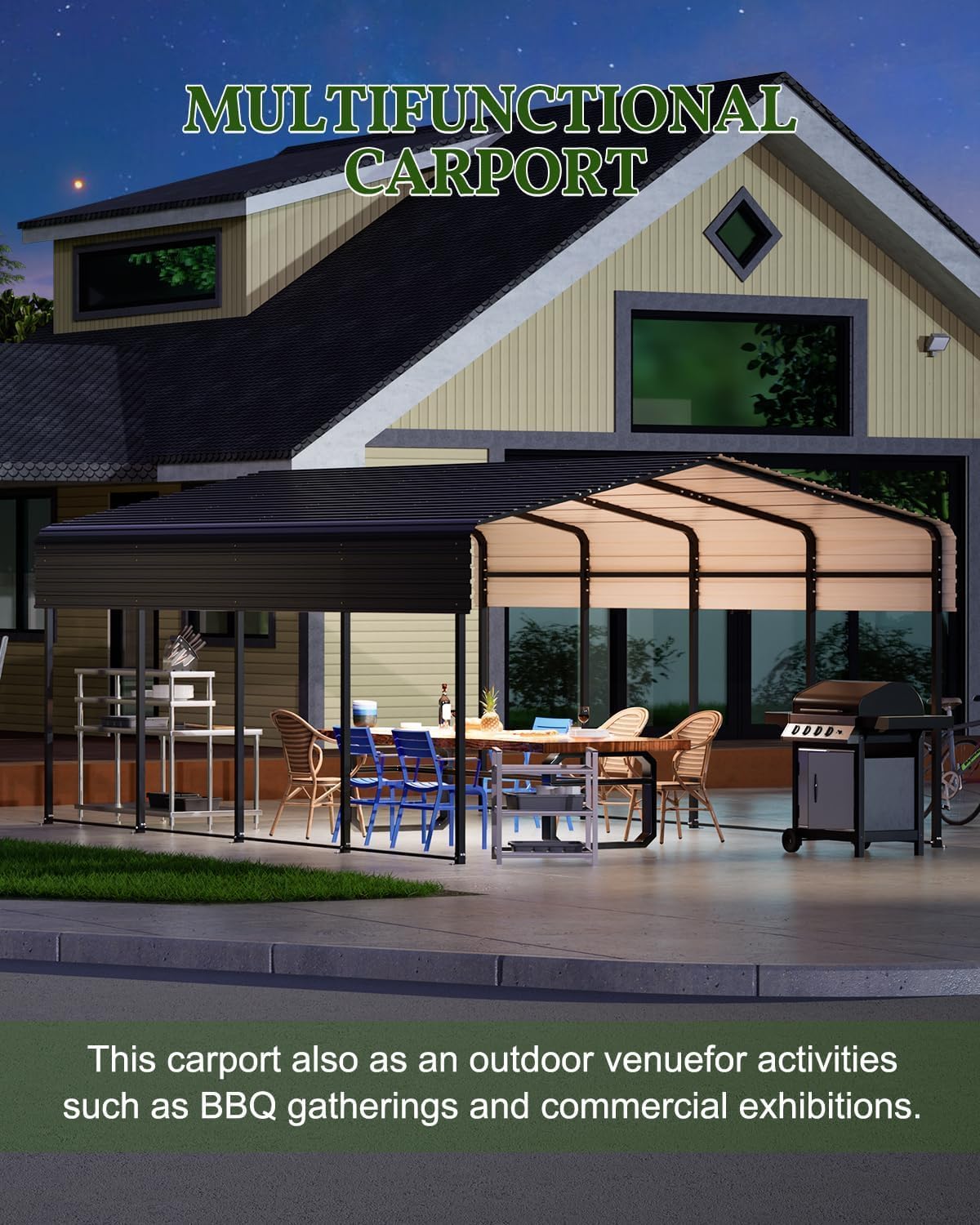 Qeetex DYQ-PAU-0LZIUY6W Carport-Covers - View #7