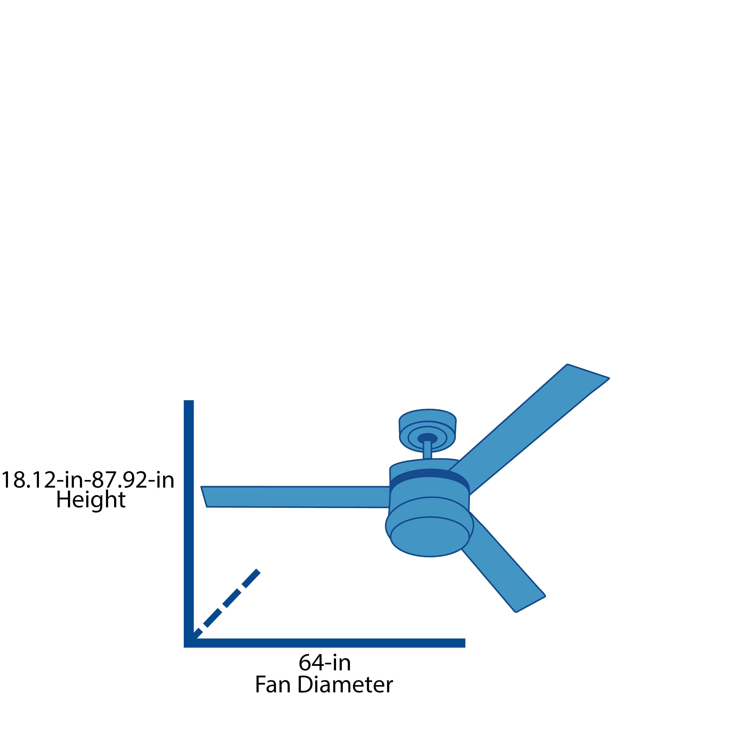 Fanimation FPD8515DZW-64DWAW-LK Ceiling-Fans - View #5
