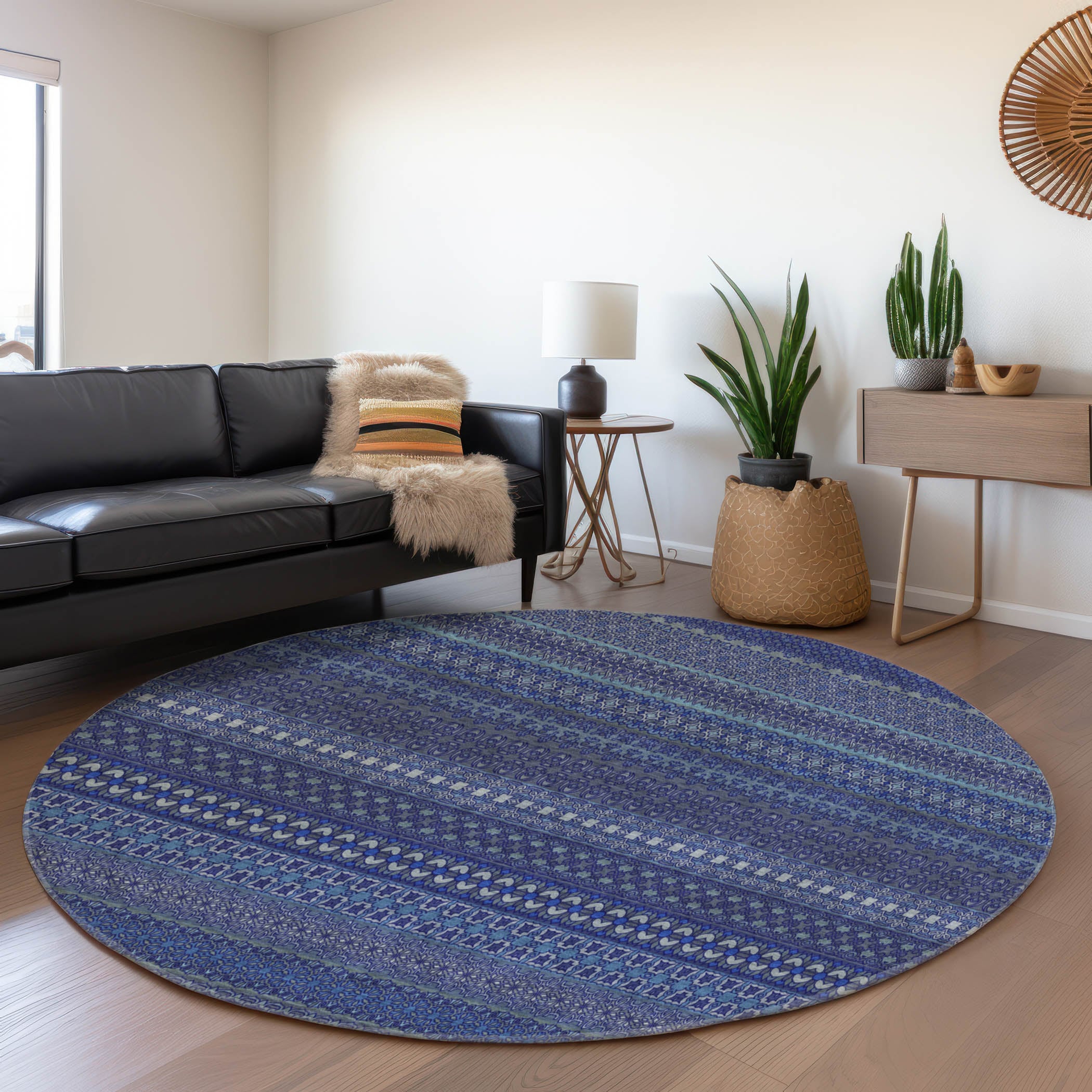 Addison Rugs AMF569GY2X8 Mayfield AMF569GY 2 x 7 (ft) Loomed Polyester Gray Rectangular Indoor Geometric Machine washable Area rug