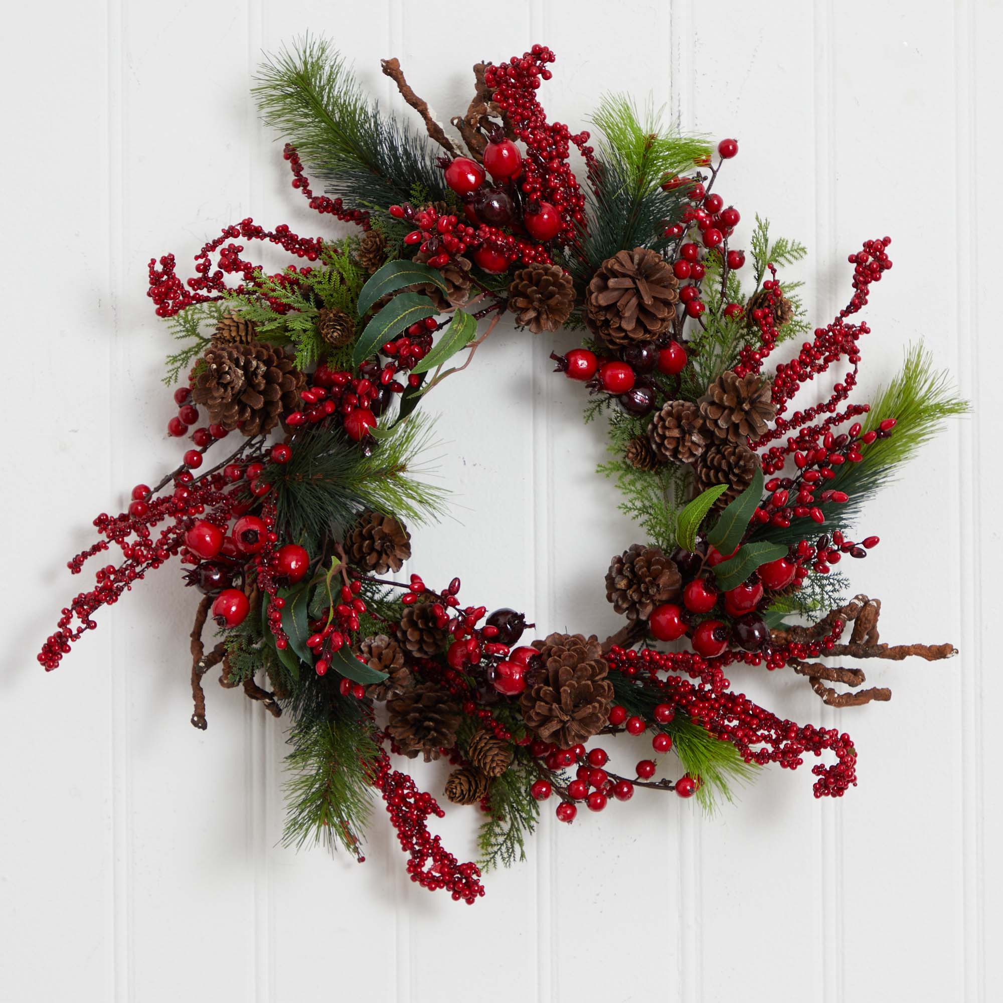 Nearly Natural 4838 Artificial-Christmas-Wreaths - View #4