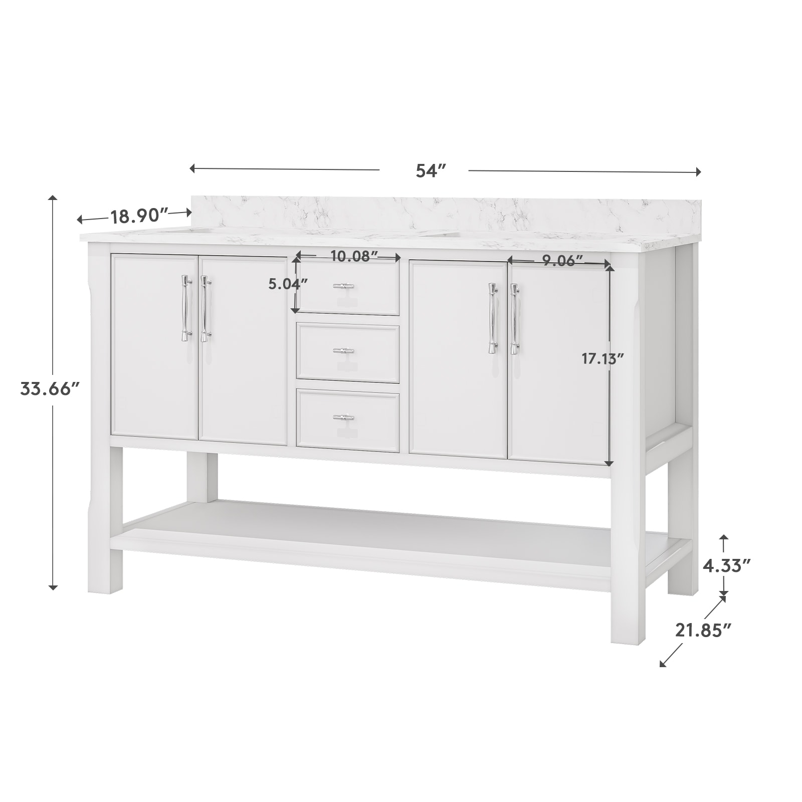 VOUA SAF-DSRCJ-YE1 Bath-Vanity-Combo - View #9