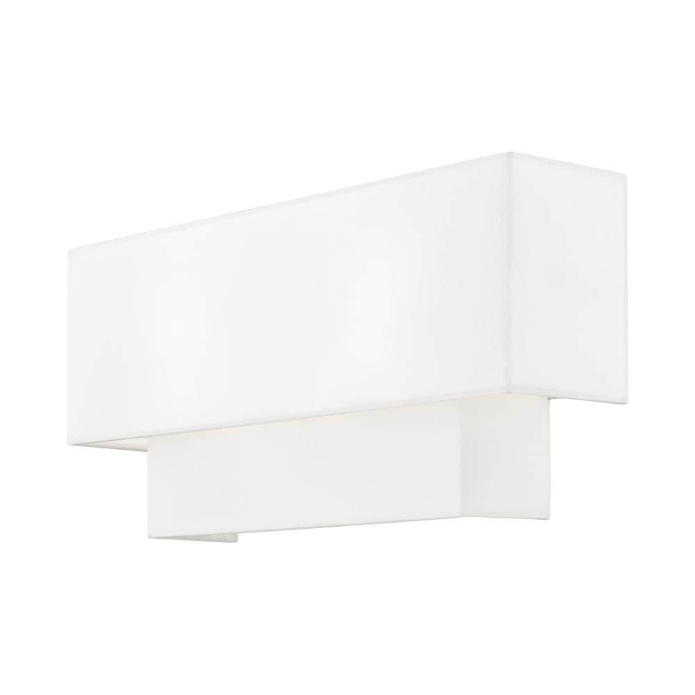 Swaney Brushed Nickel 2-Light Dimmable Outdoor Wall Sconce