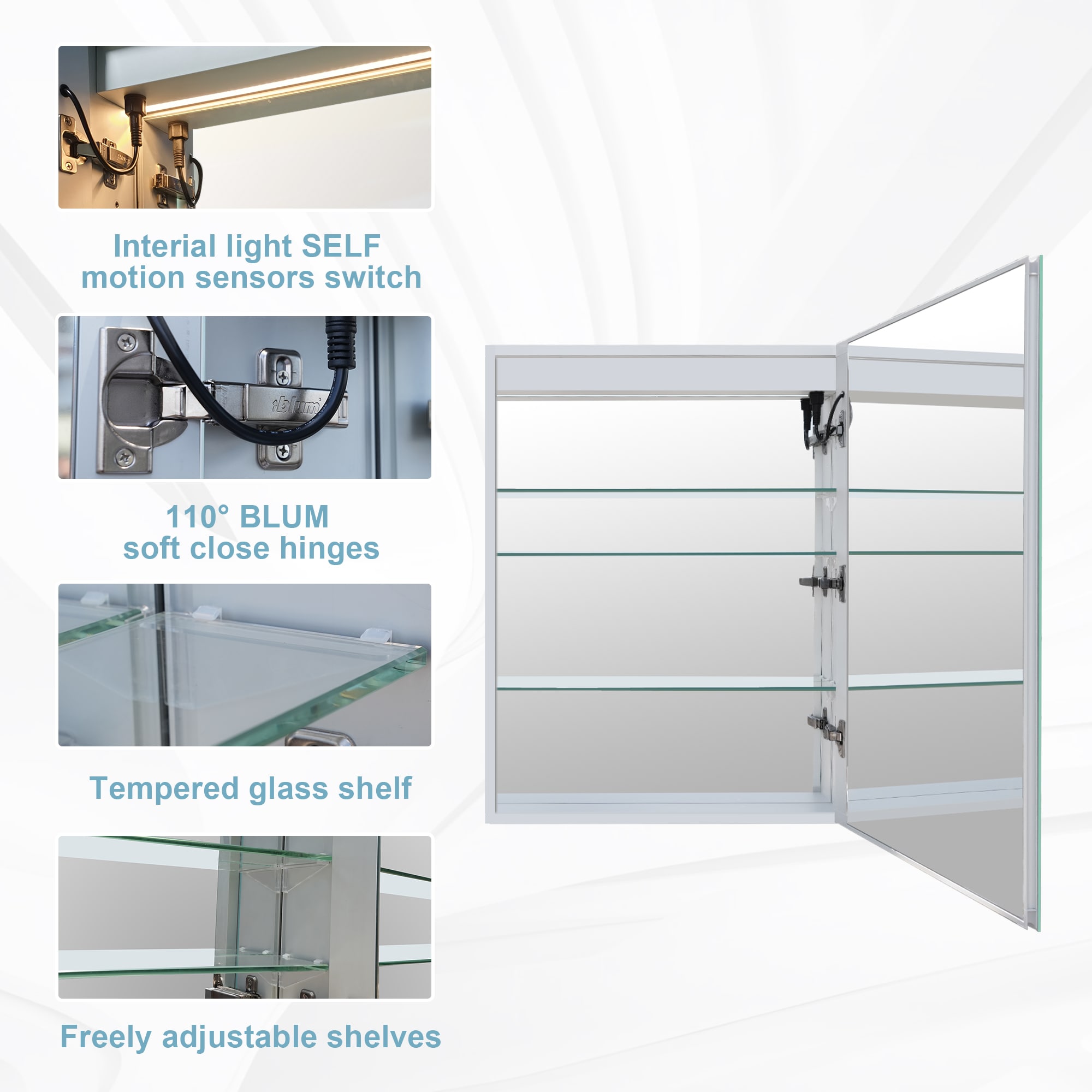 Forclover MEAM-VI2030R Bathroom-Medicine-Cabinets - View #4