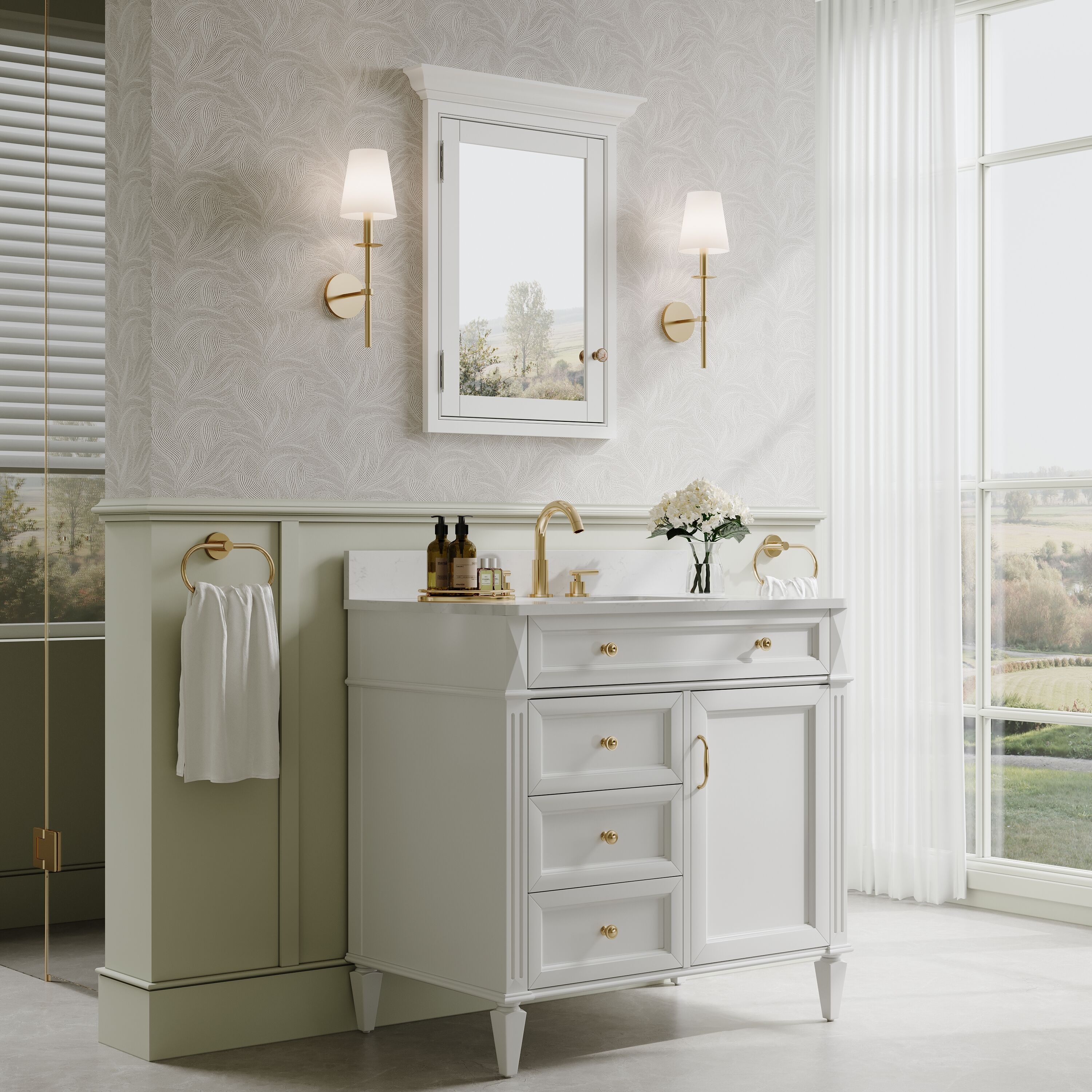 WELLFOR EXMC2030RD Bathroom-Medicine-Cabinets - View #11