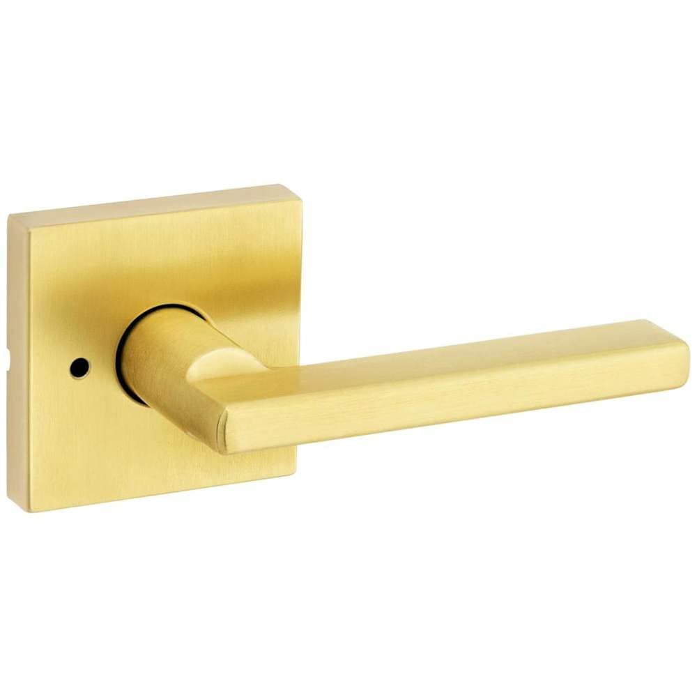 Kwikset  730HFLSQTV1 Halifax Privacy Door Lever Set with Square Rose
