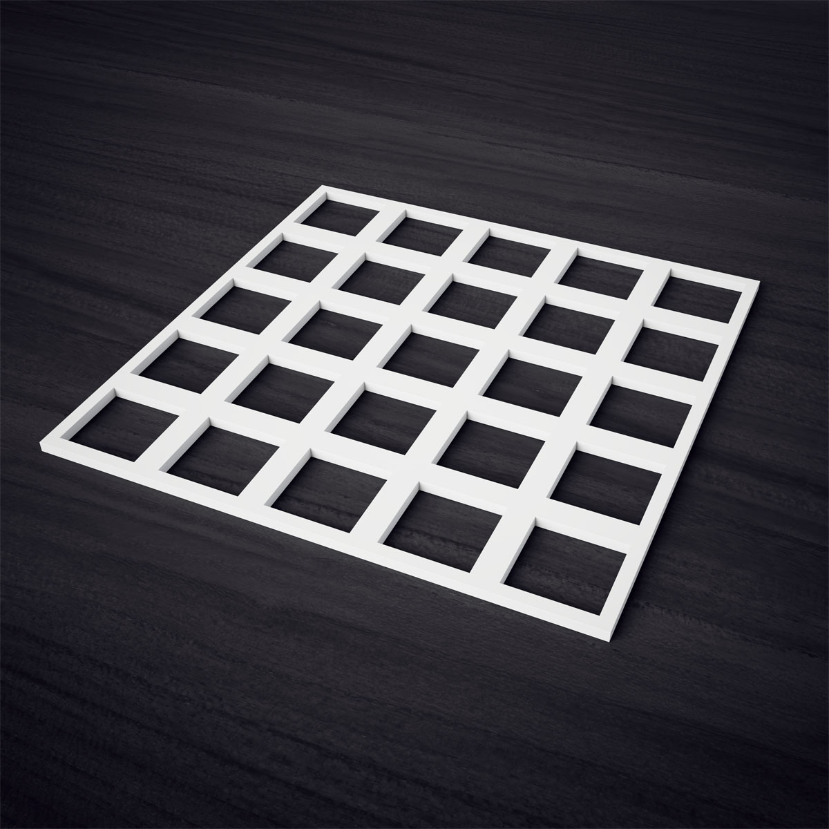 Medium Unfinished PVC Decorative Fretwork Wall Panels