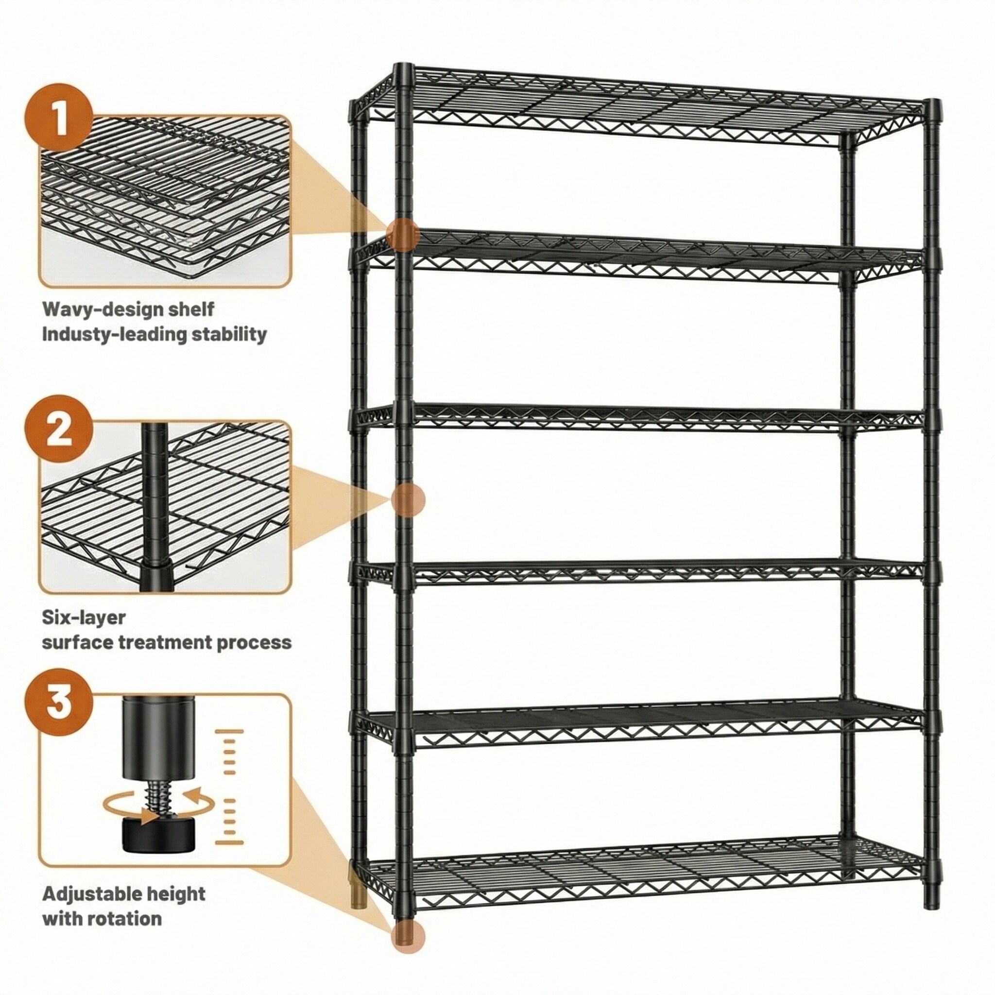 Blisstyle GS72 Free-Standing-Shelving - View #8