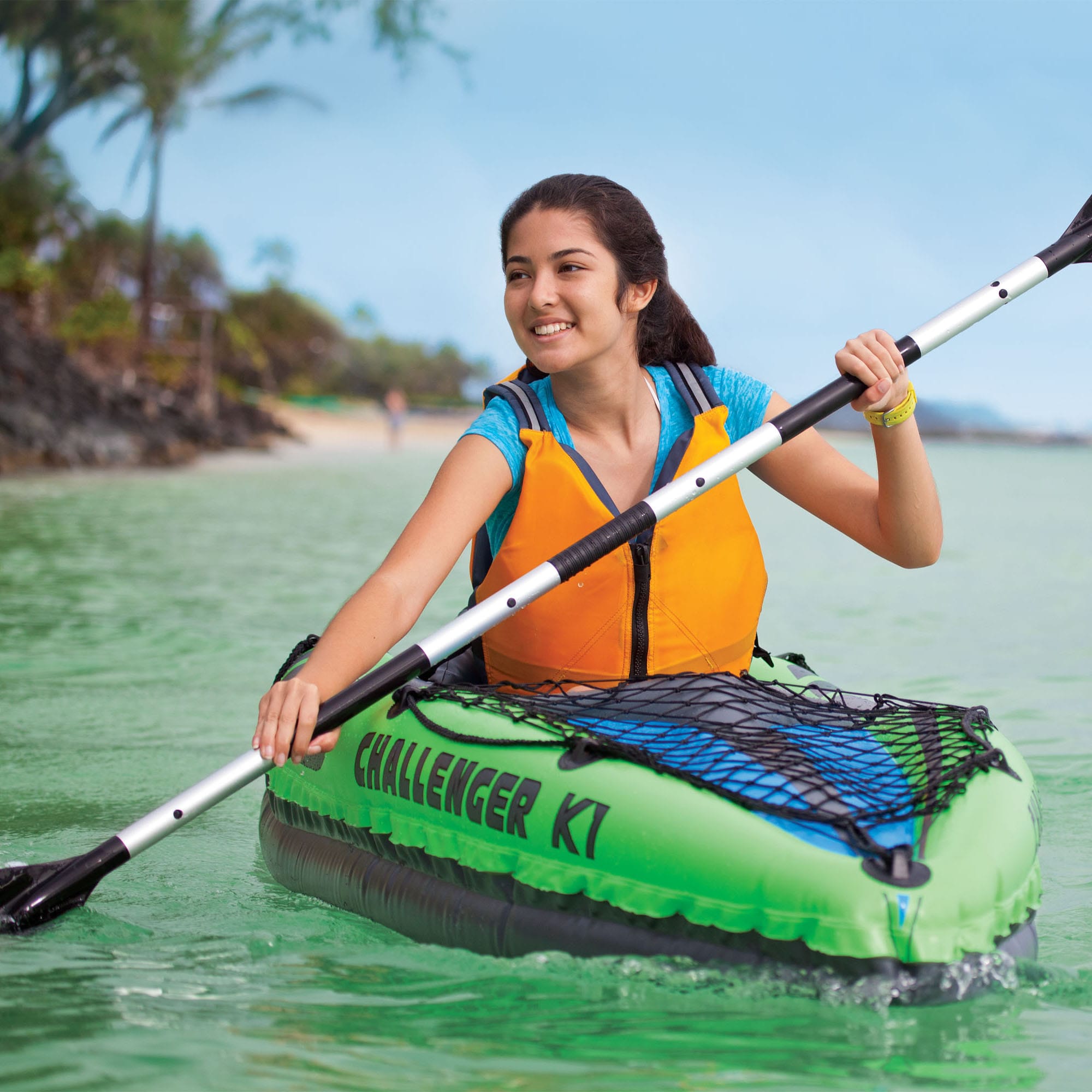 Sovereign fornuft Se insekter Intex Sit-in 1 Person 9-ft PVC Kayak in the Kayaks department at Lowes.com