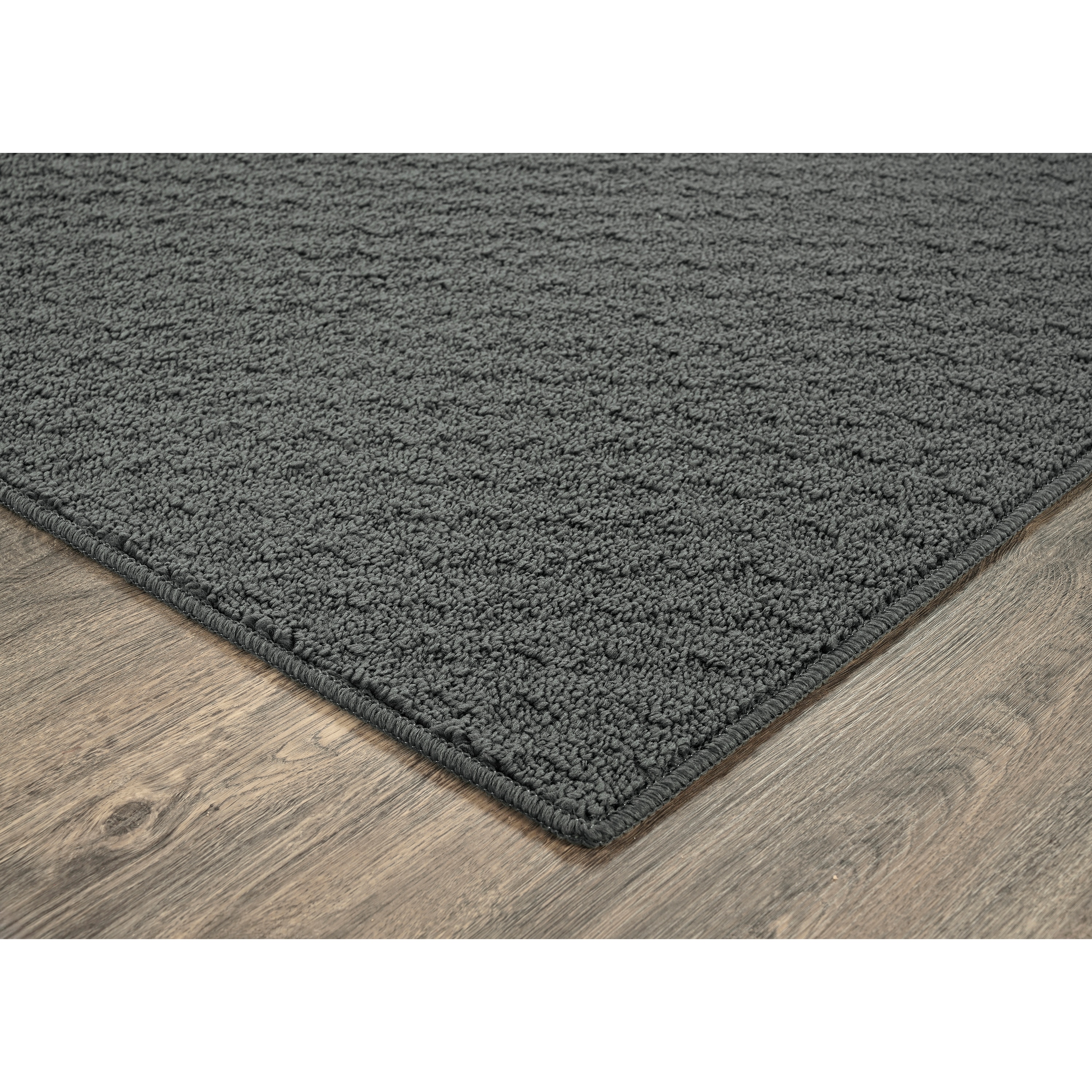 Garland Rug Town Square 4 X 6 (ft) Cinder Gray Indoor Solid Lodge Area ...