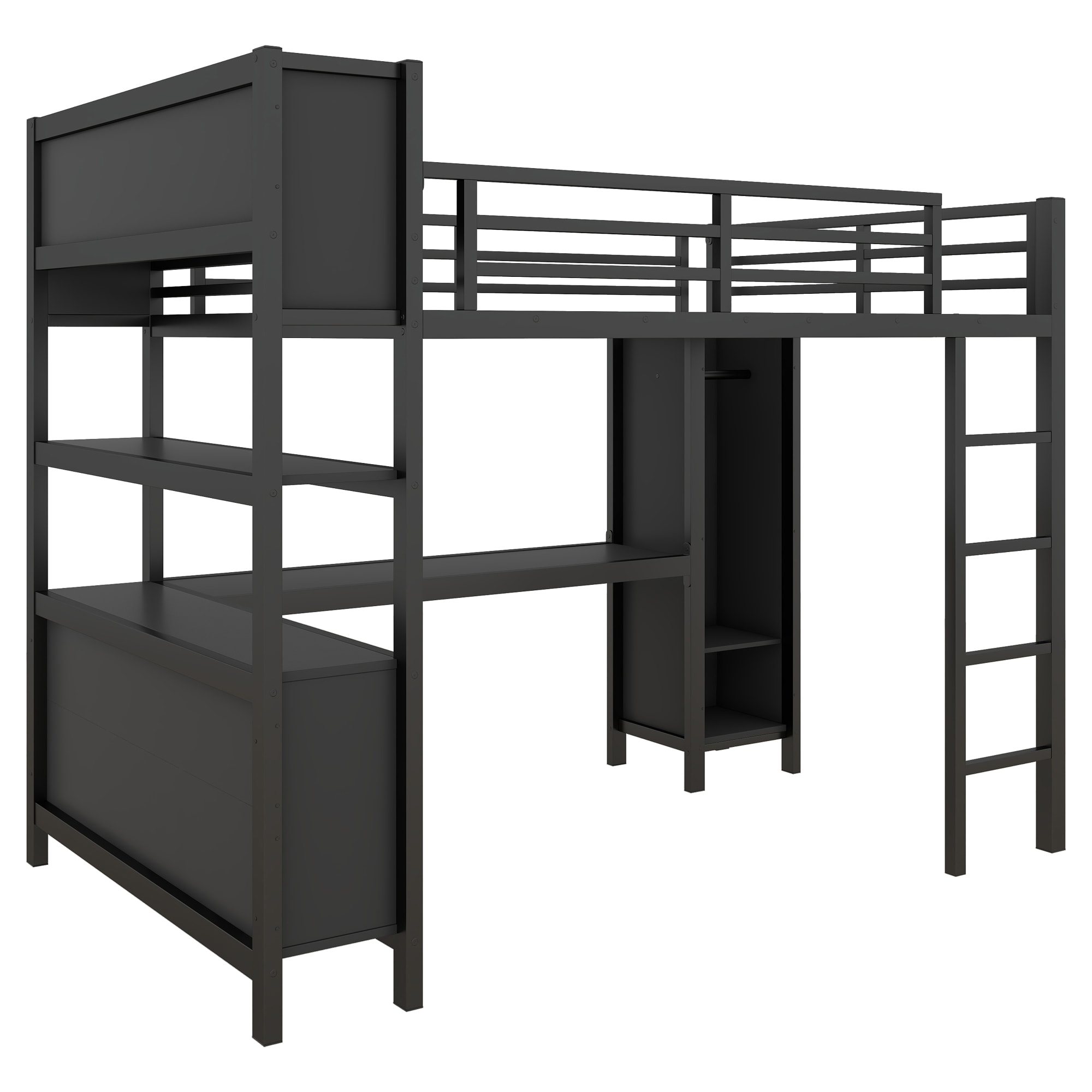 SINOFURN SYE140045BK Bunk-Beds - View #5