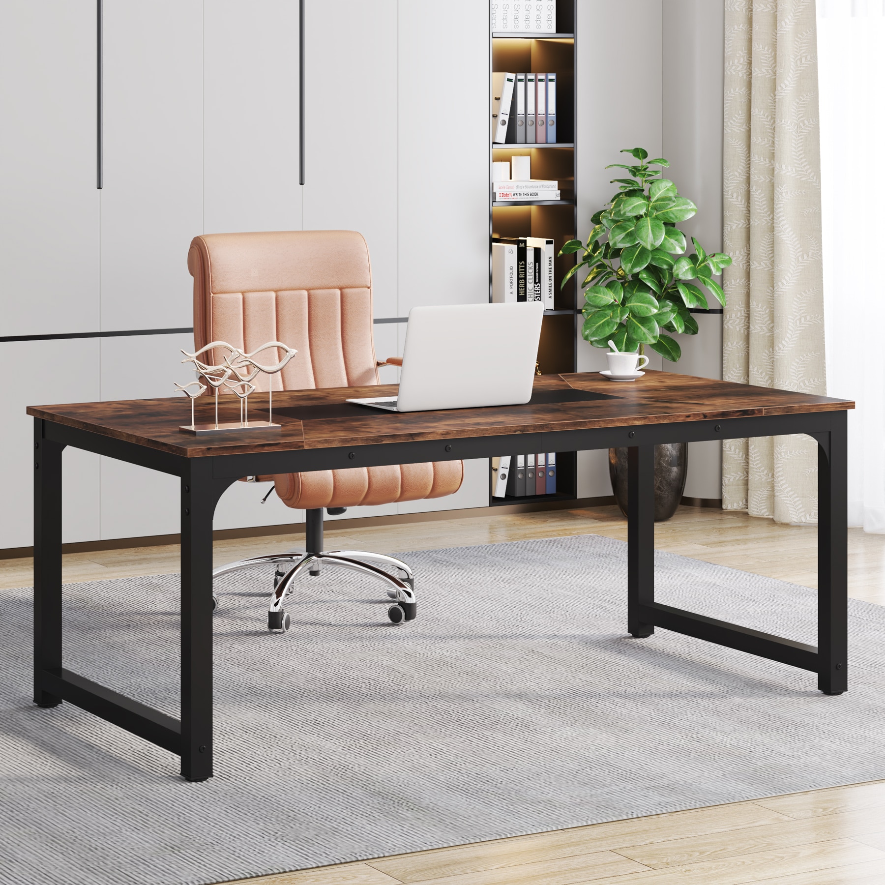 Fnova LWTJ-YS0032 Office Conference Table Multiple colors/finishes 4 -Person Conference table ( 70.86-in W x 29.52-in H )