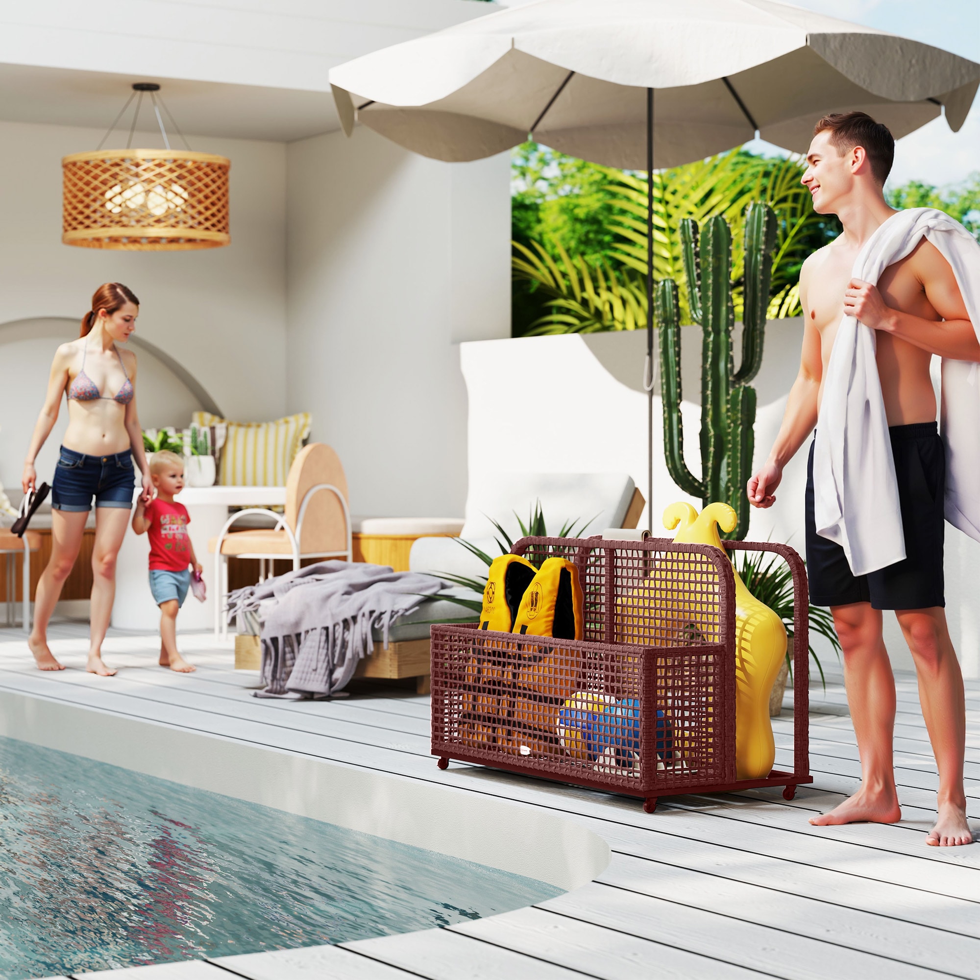 Outsunny 867-086V00MB Deck-Boxes - View #2