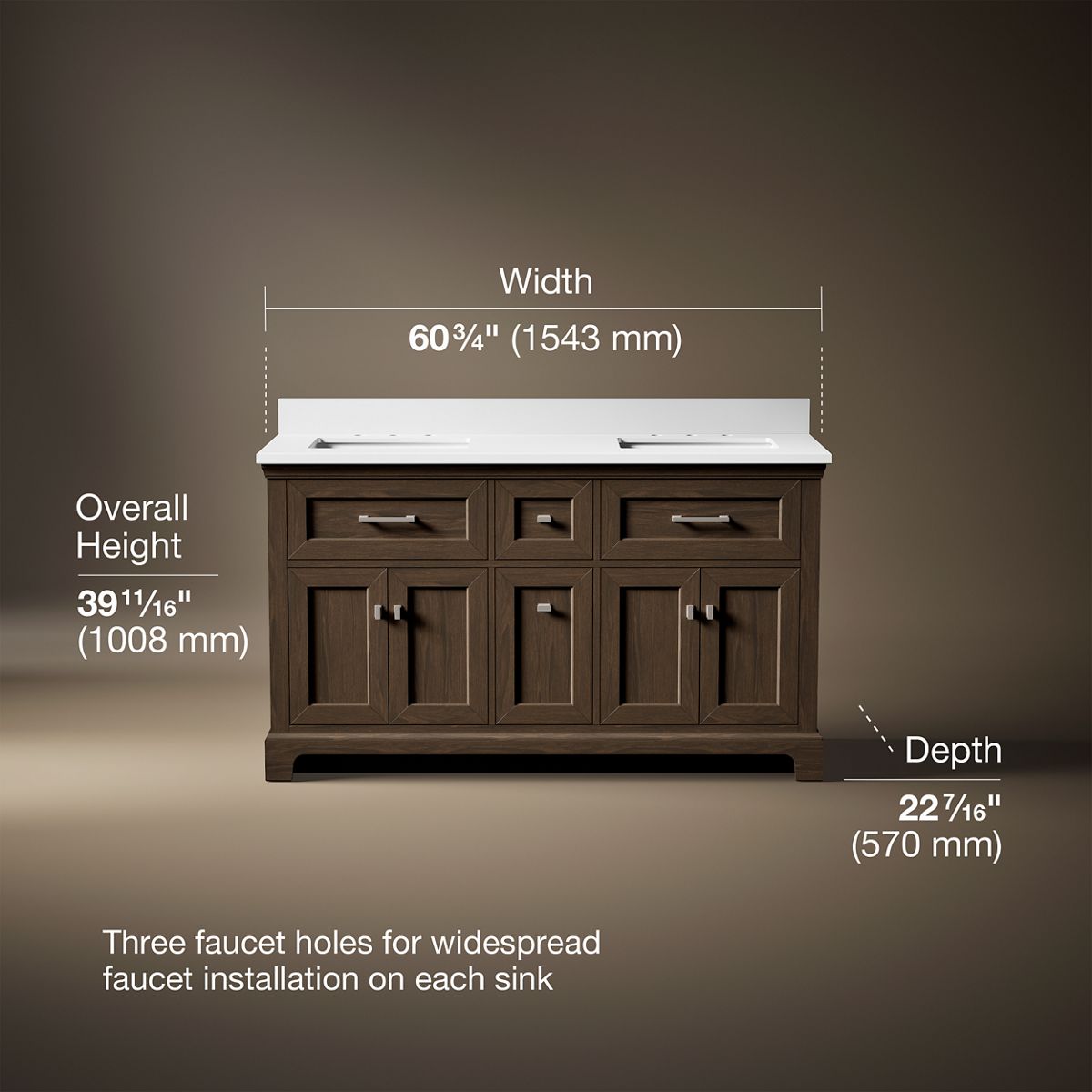 KOHLER 29263-BD1-DAK Bath-Vanity-Combo - View #3