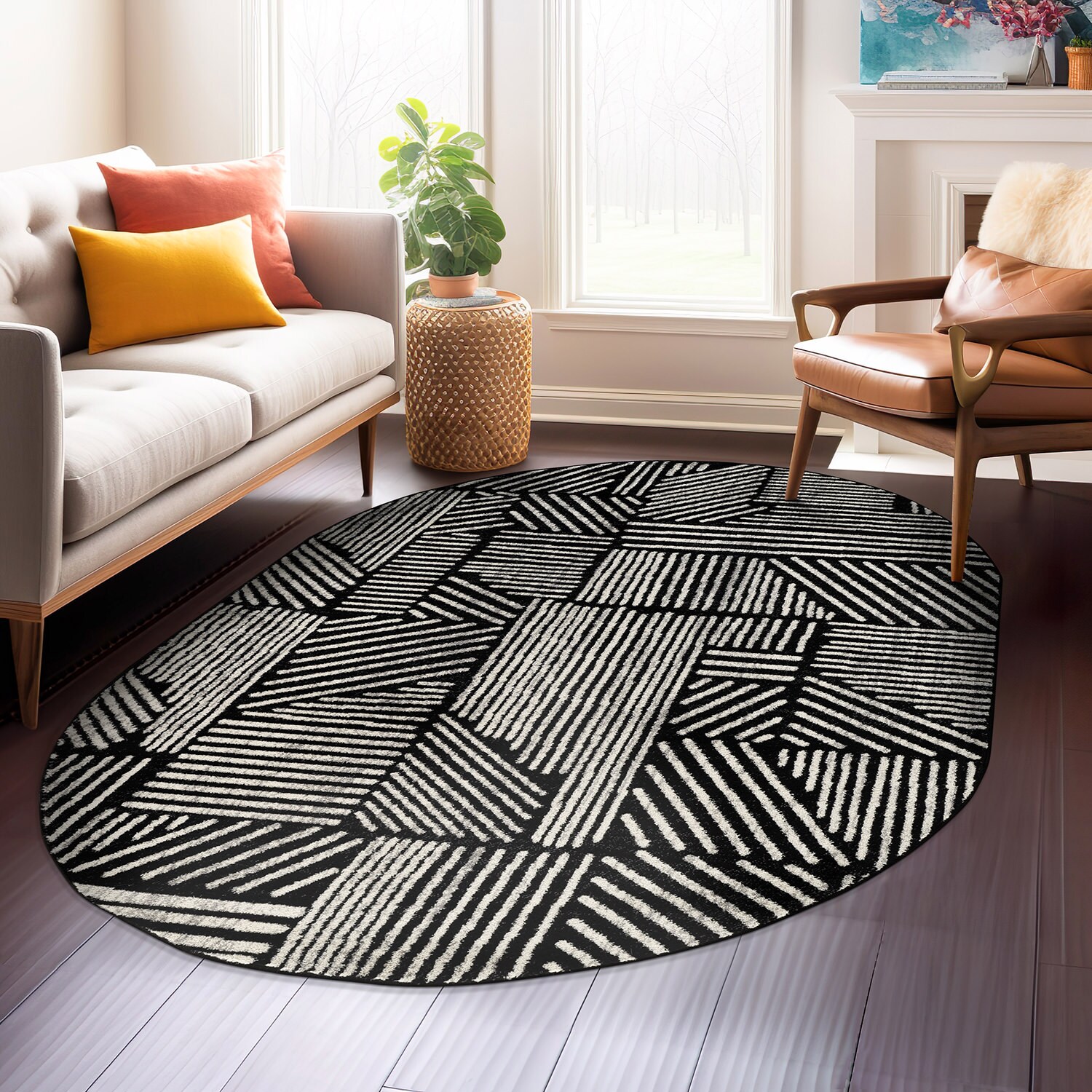 World Rug Gallery 396BLACK5OV rugs - View #2