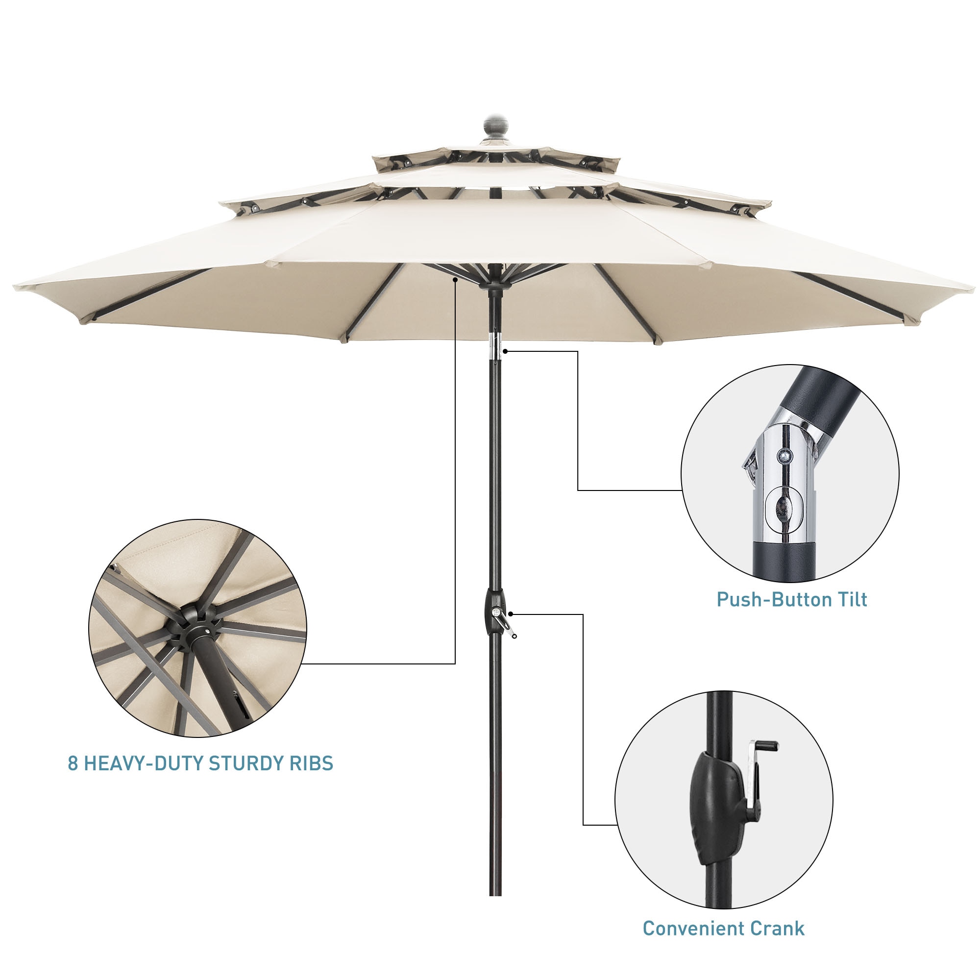 Ainfox R0CSS91XKK Umbrellas-2 - View #3