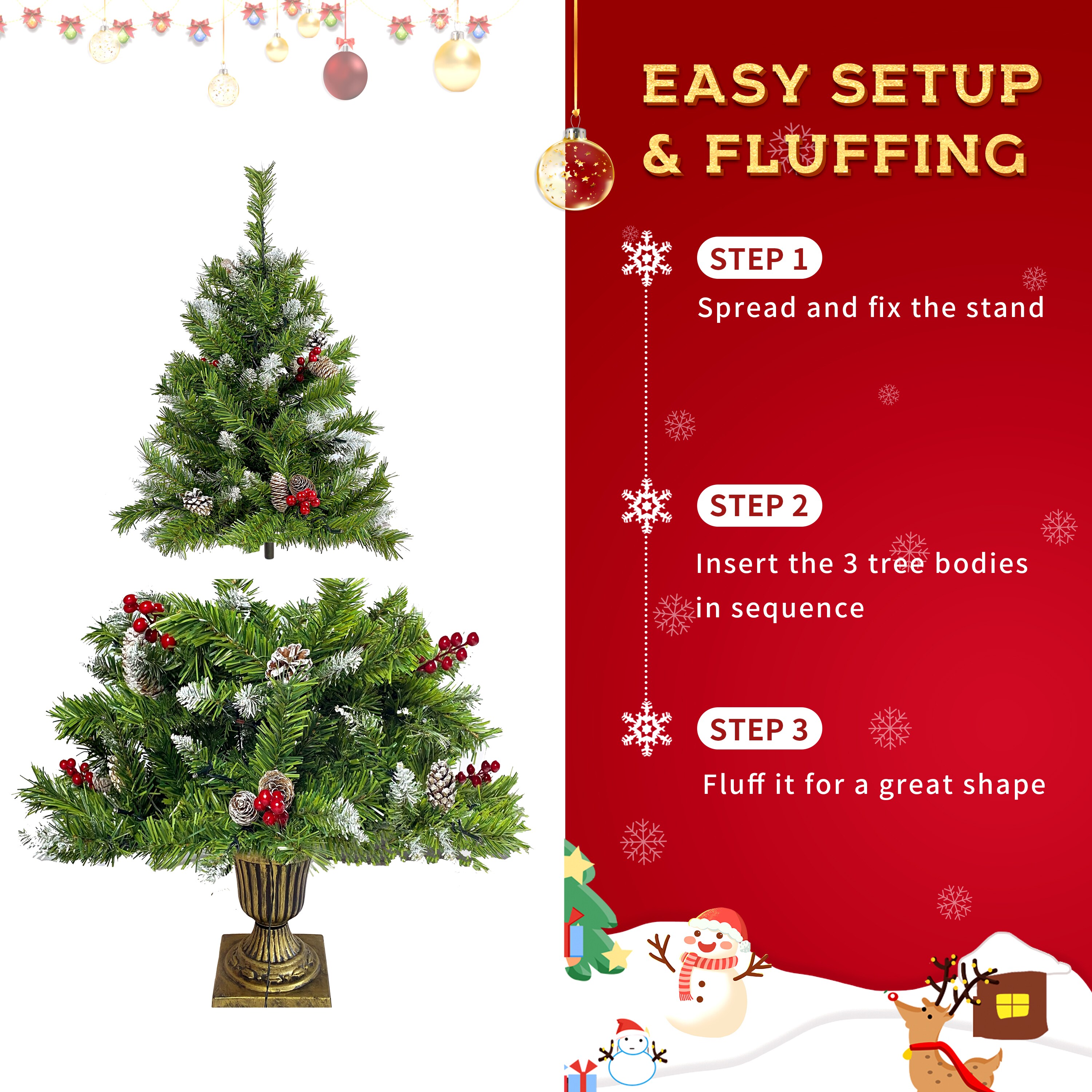 Runesay CHTREE-10 Artificial-Christmas-Trees - View #7