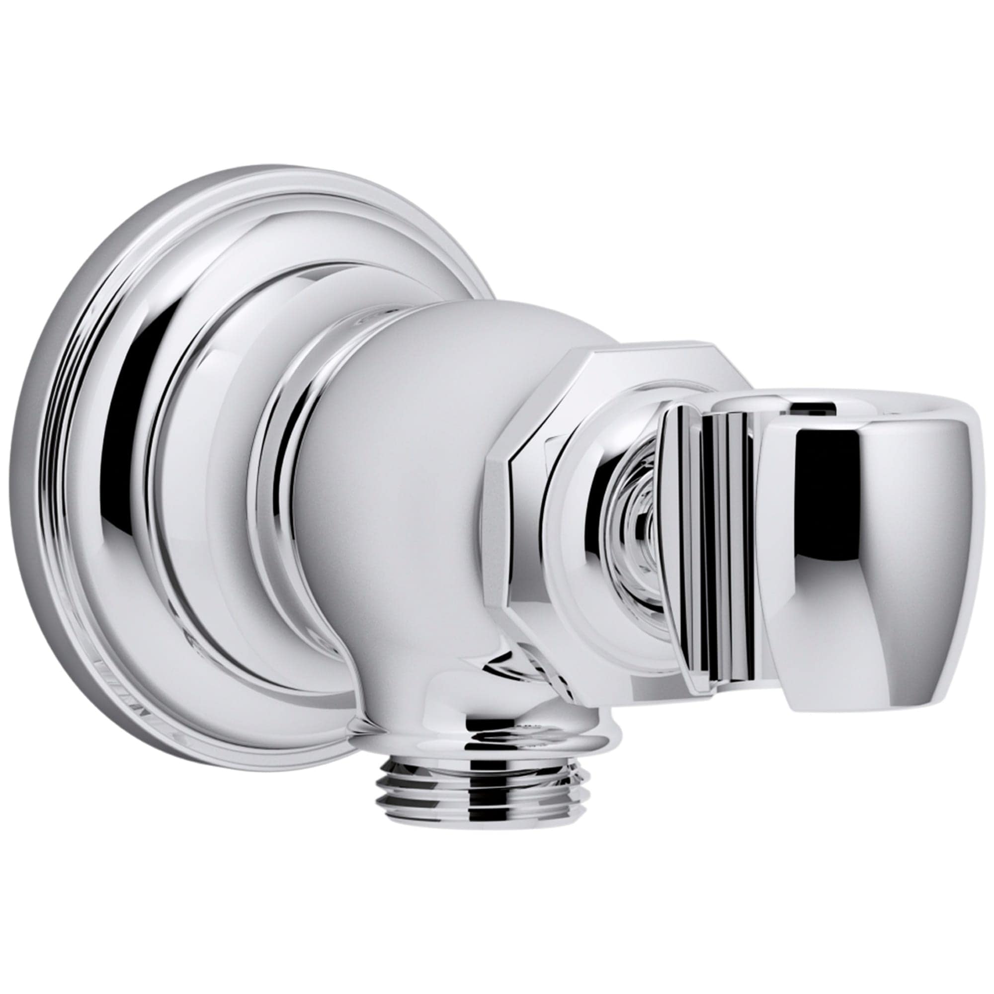 KOHLER 72797-CP Artifacts Polished Chrome 4.25-in Universal Shower Hand shower holder
