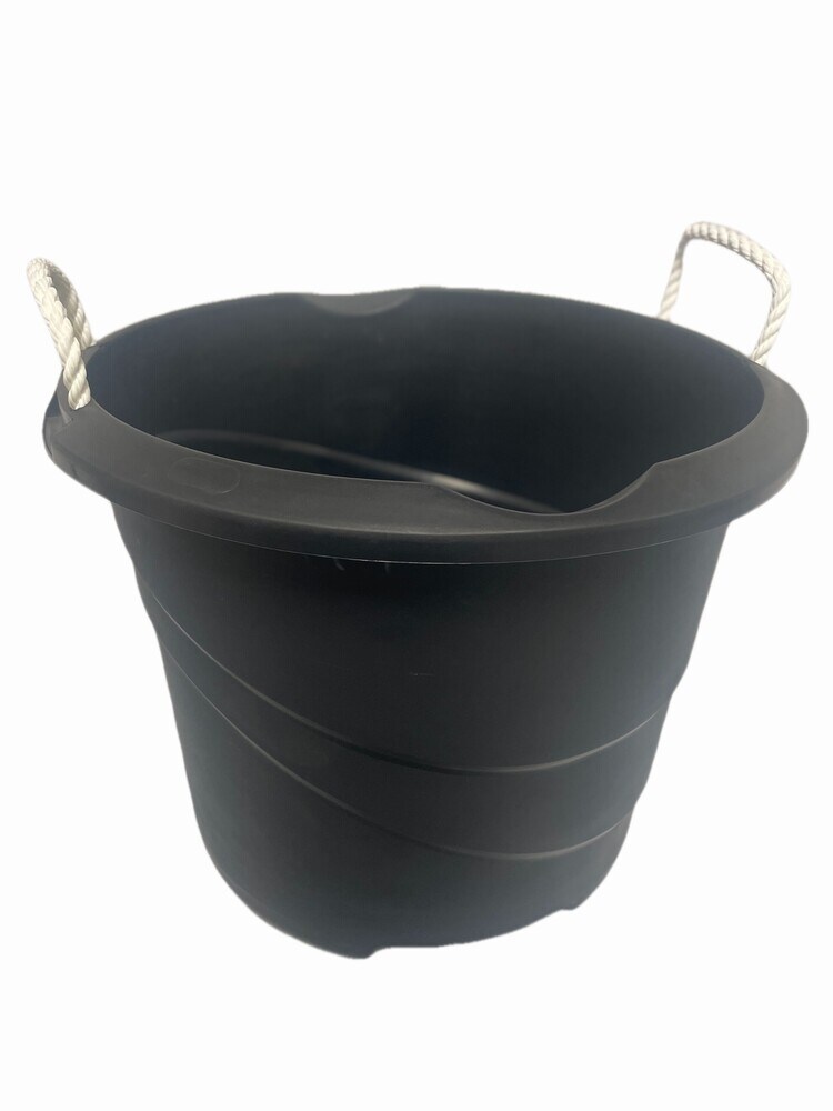 Project Source Northern Houseware Large 18-Gallons (72-Quart) Black Tote Lidless